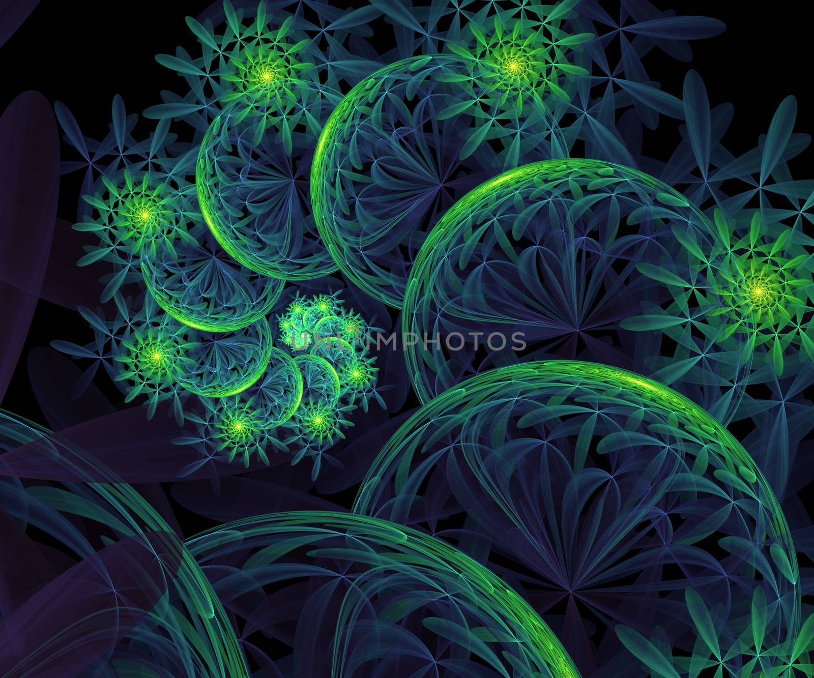 Computer generated fractal artwork by stocklady