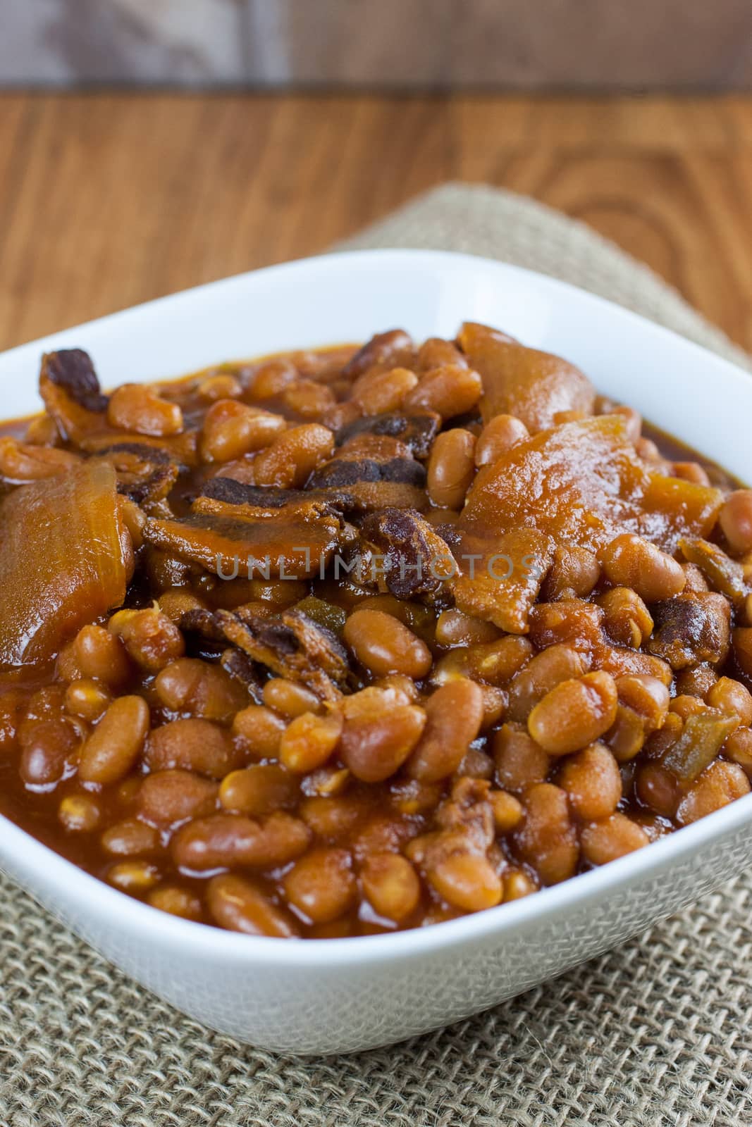 Baked Beans in a bowl by SouthernLightStudios