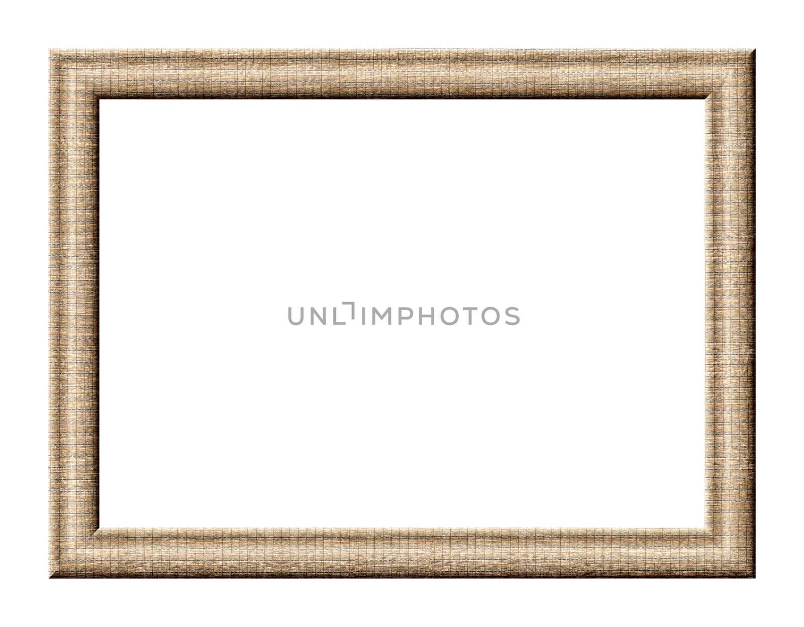 Rectangular frame for pictures with a fine mesh texture of gray tones on a white background