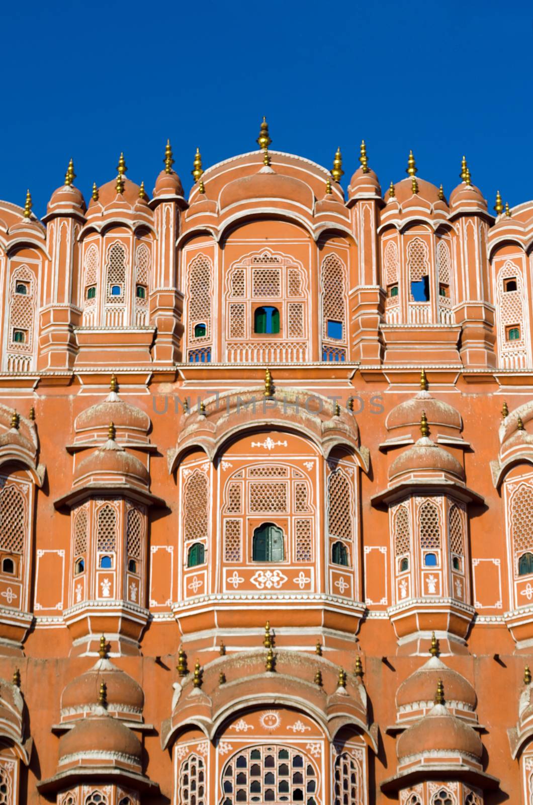 Hawa Mahal palace in Jaipur, Rajasthan by siraanamwong