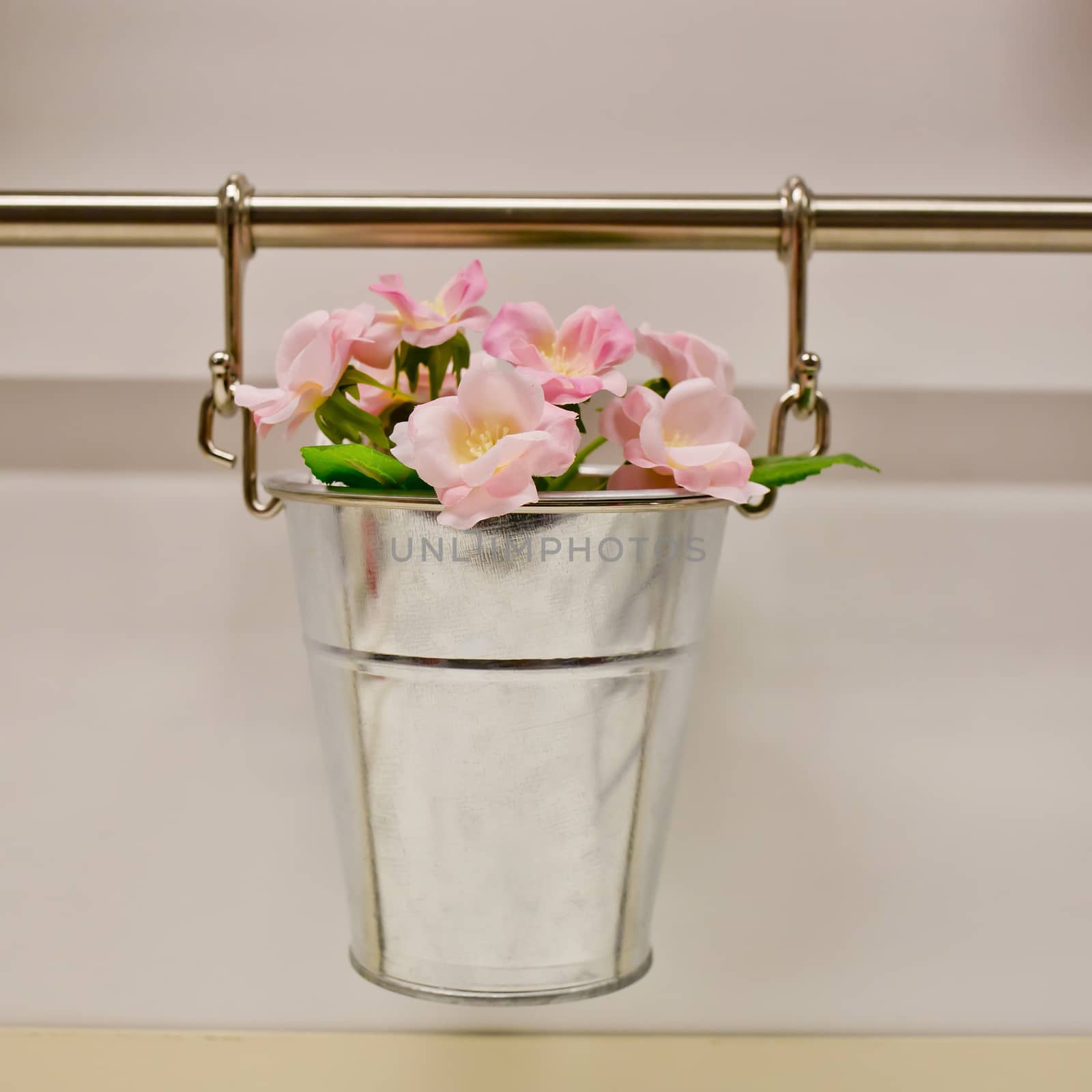 Hanging pots for flowers