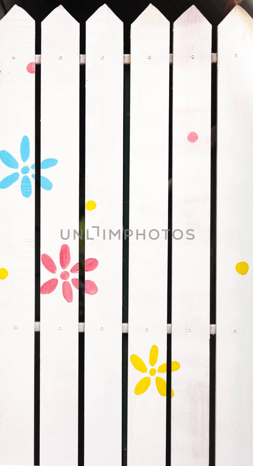 flowers paint on a white background. Seamless pattern.