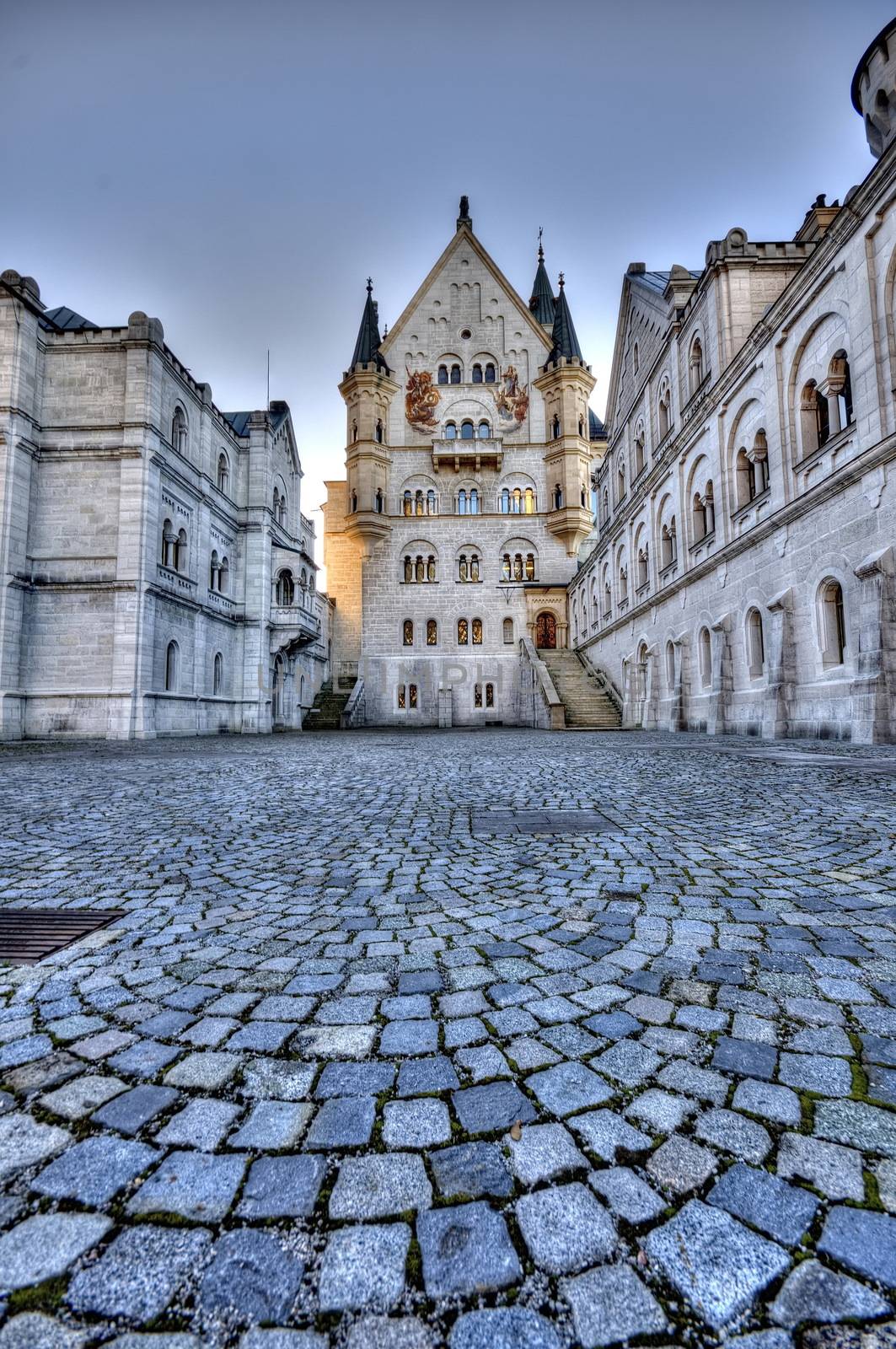 Castle of Neuschwanstein near Munich in Germany by anderm