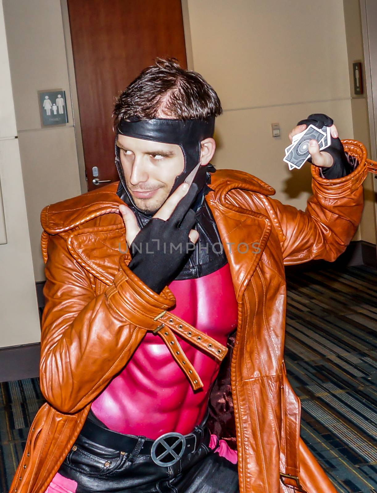 Raleigh, NC, USA - May 24, 2014: Animazement 2014 anime convention attendee cosplayer at the Raleigh Convention Center on May 24, 2014, in Raleigh, North Carolina