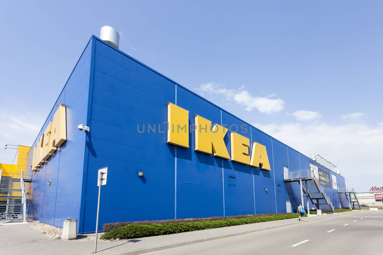 Building of the IKEA store in Warsaw, Poland by ints