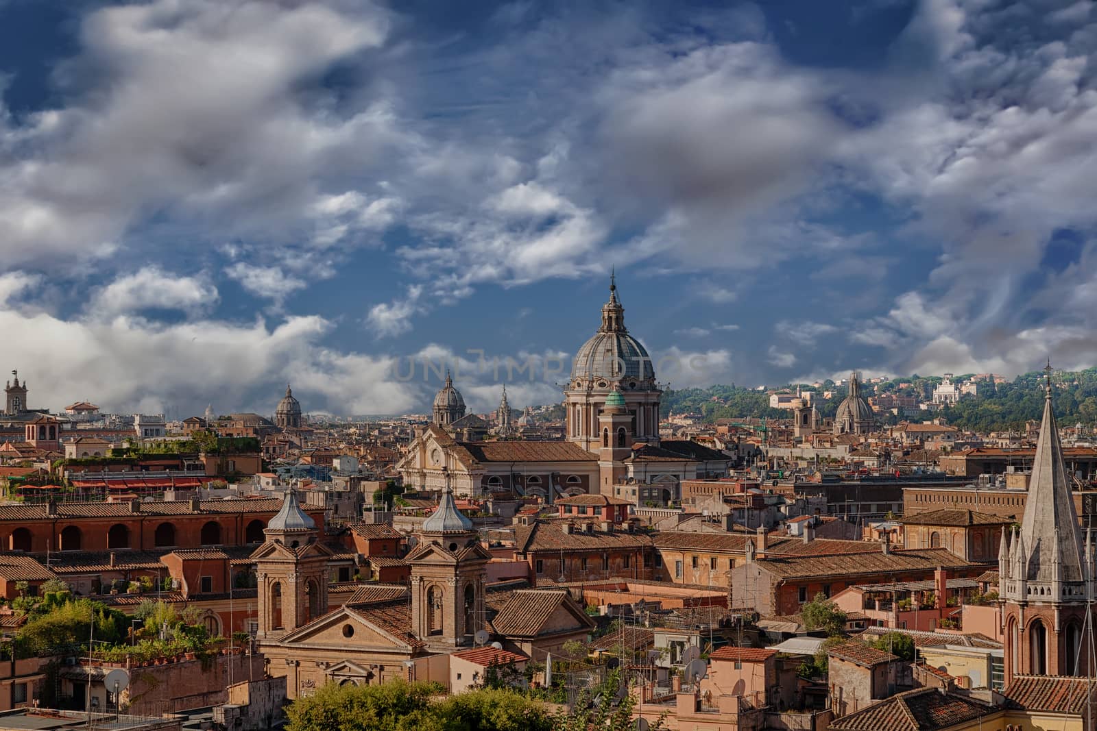 Roofs of Rome by mot1963