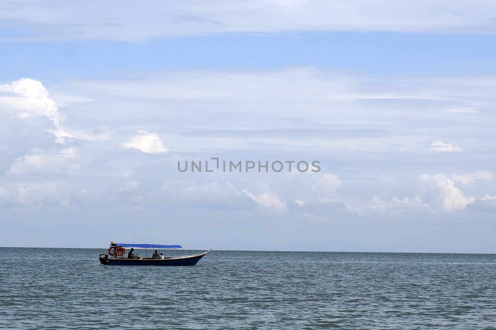 Beautiful beach with white sand, coast of Langkawi. by mcherevan