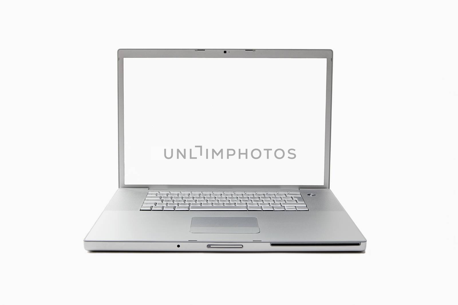 laptop on white by courtyardpix