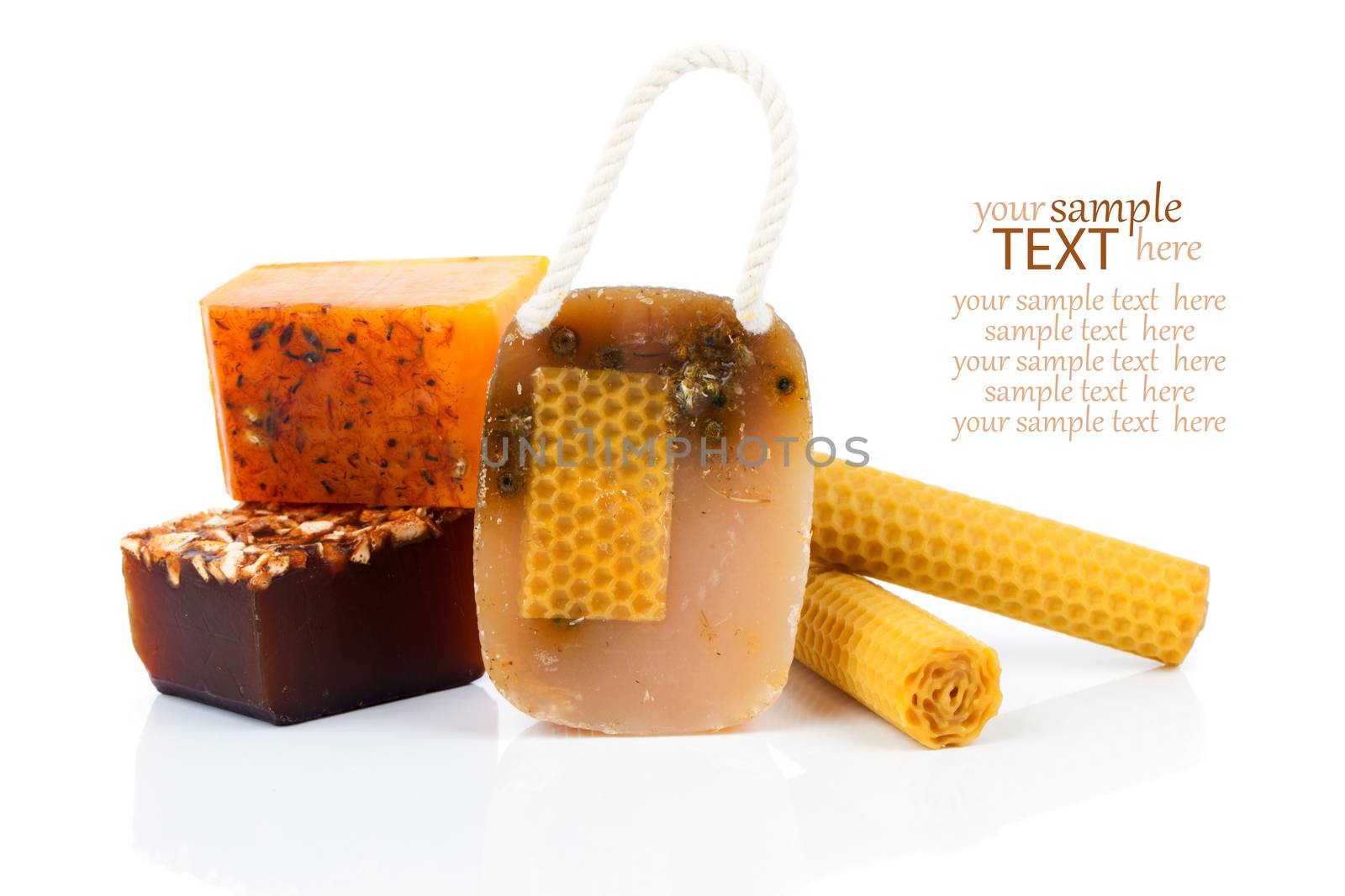 honey handmade soap by motorolka