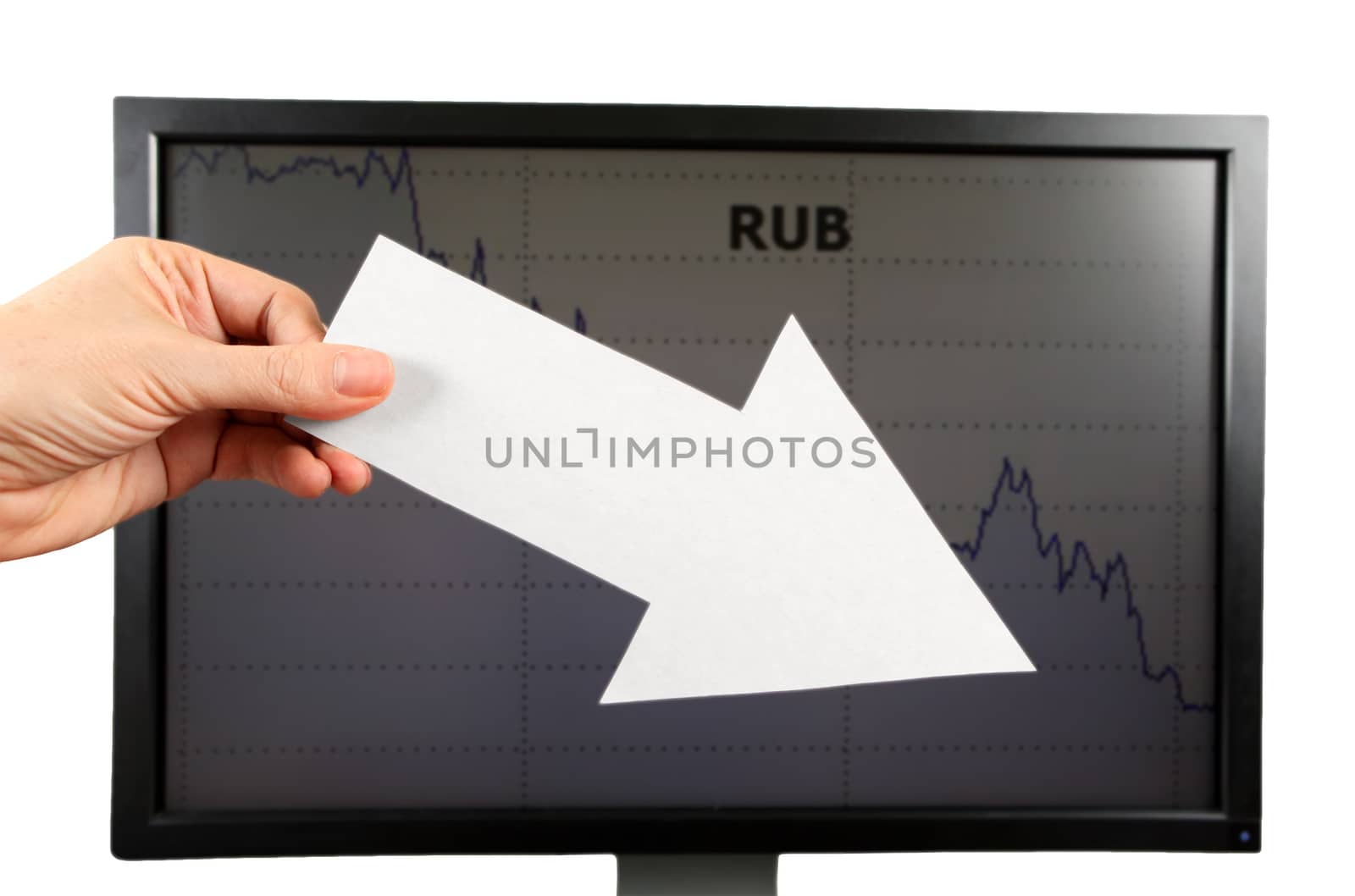 Russian Ruble Down by sabphoto