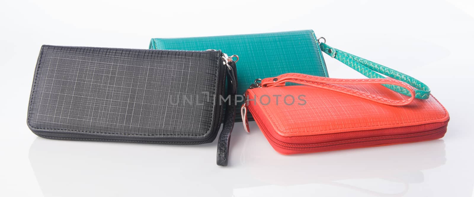 wallet. woman wallet on background