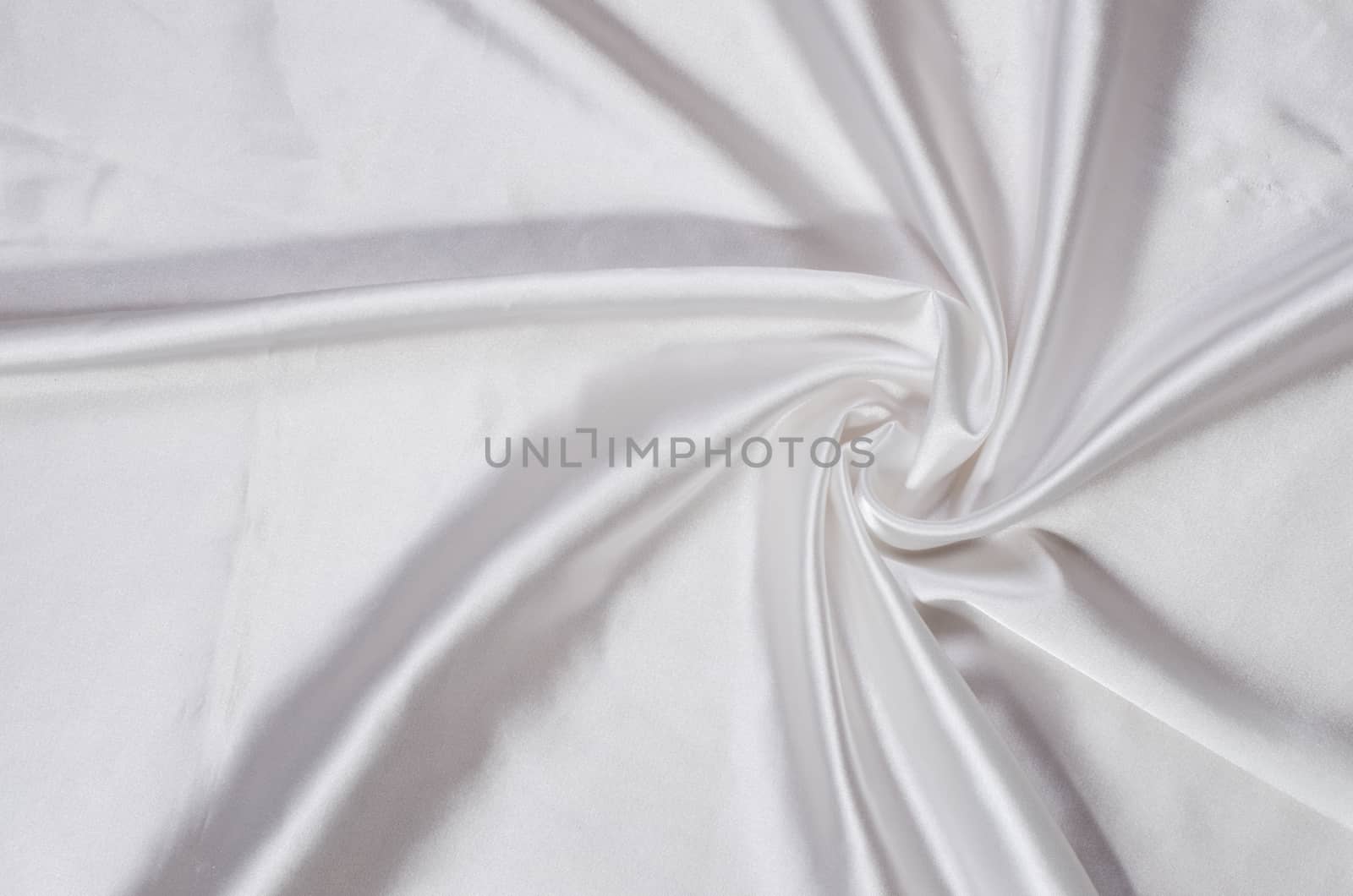 white silk satin fabric