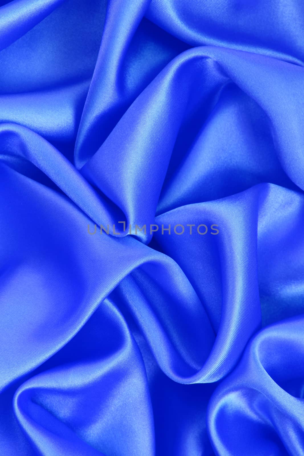 Smooth elegant blue silk as background  by oxanatravel