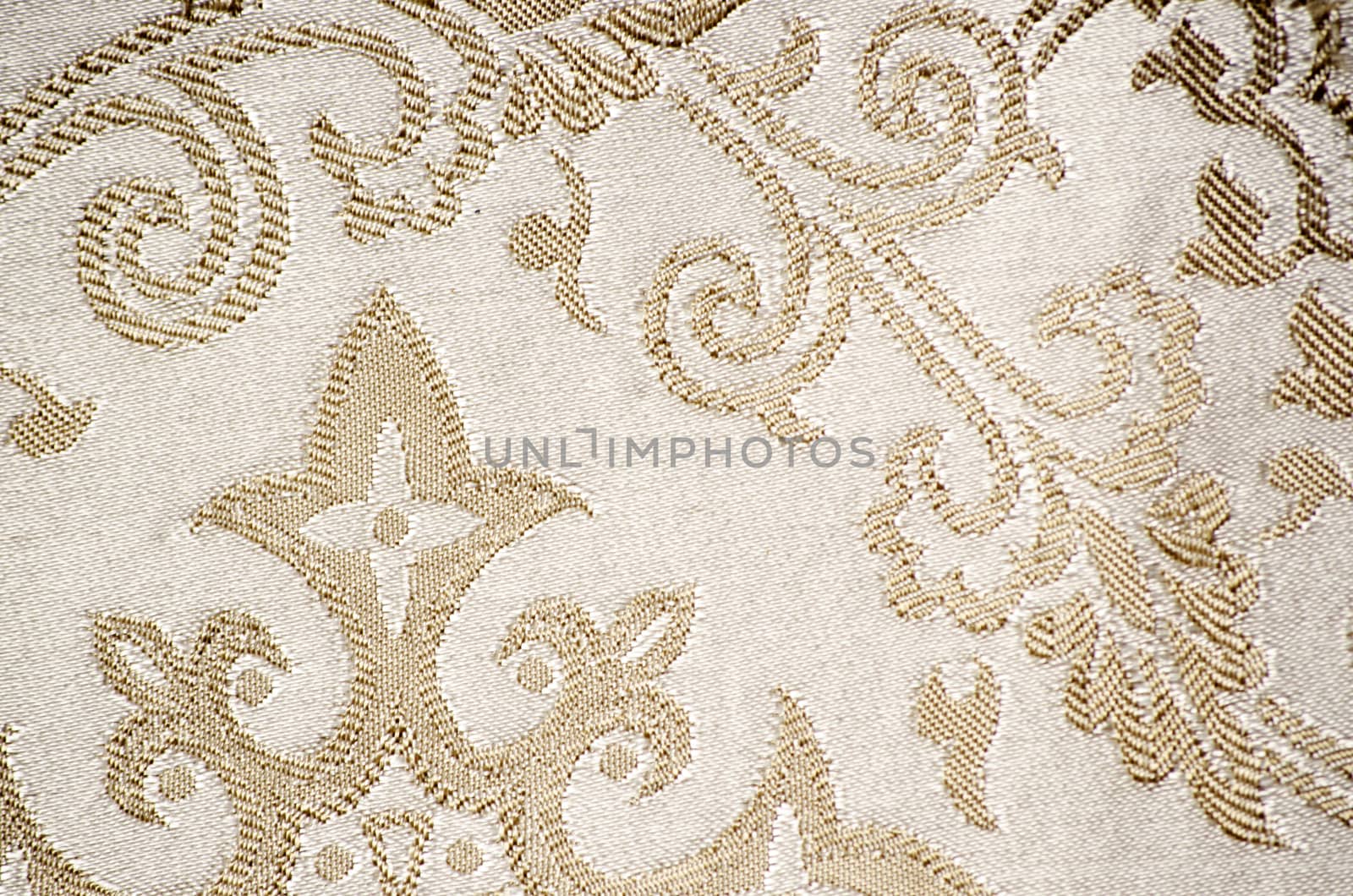 vintage brocade fabric detail