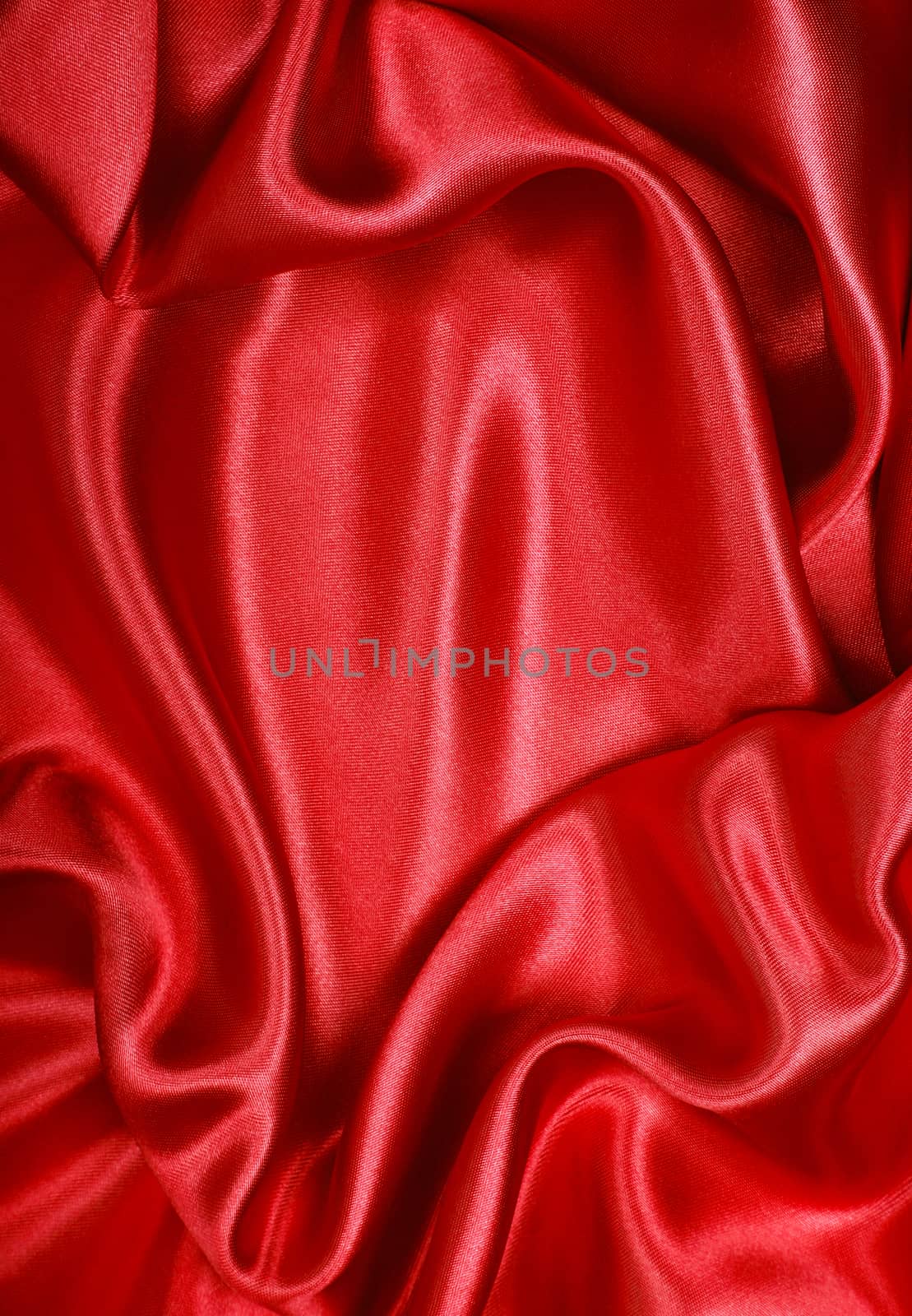 Smooth elegant red silk can use as background  by oxanatravel