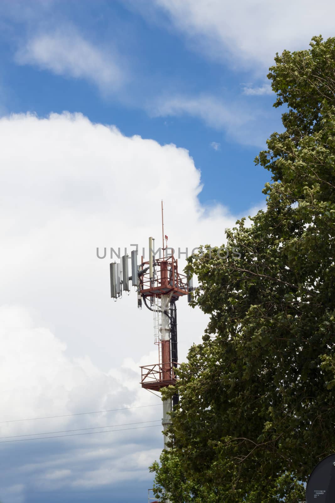 Communications Tower in the park