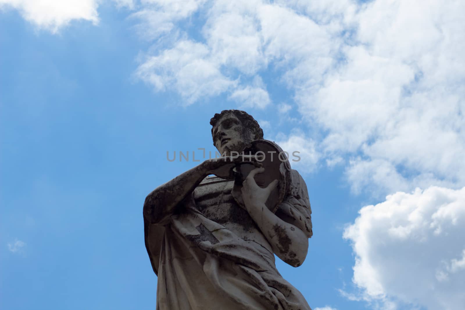 close-up of monument in italy