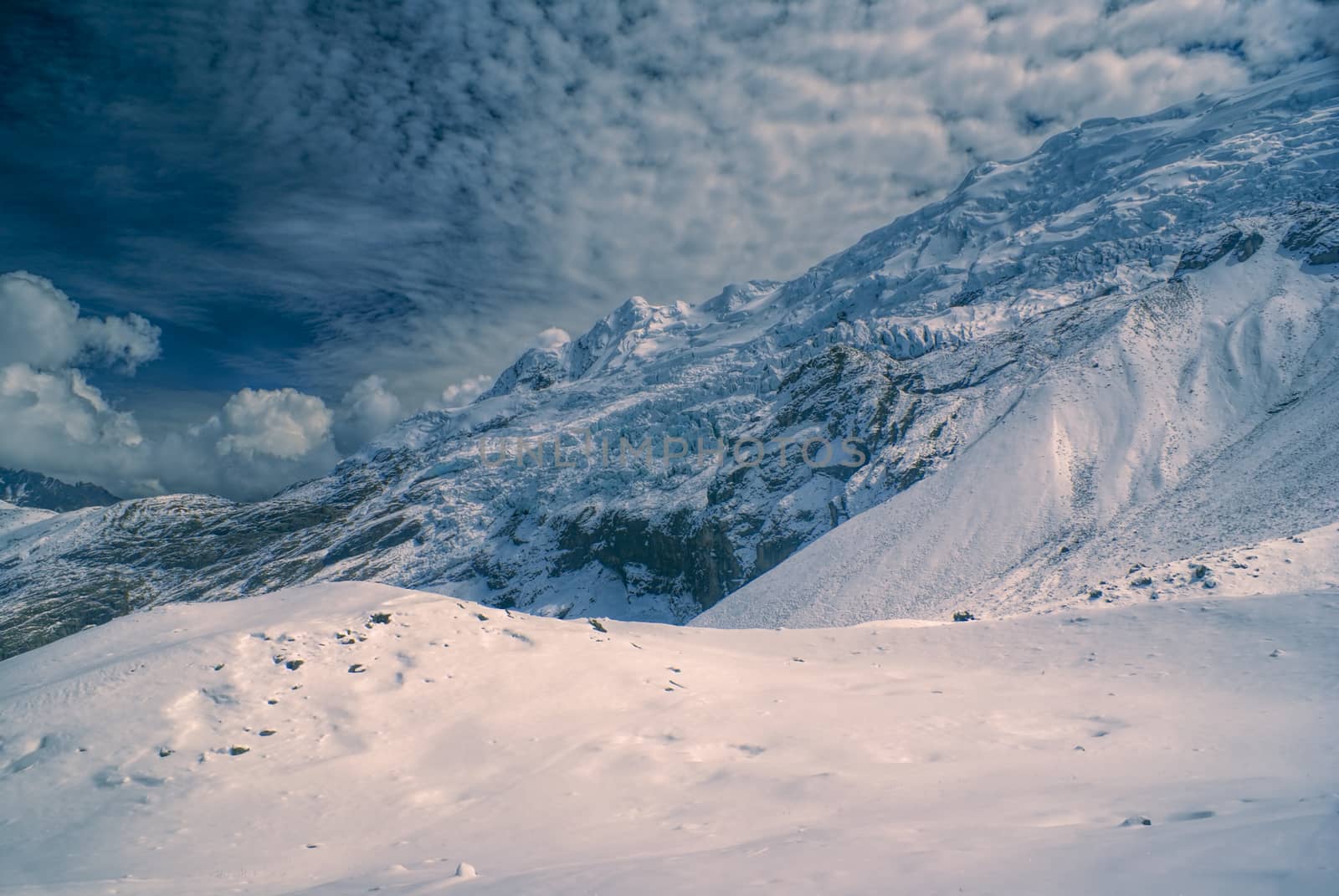 Picturesque peaks of south american Andes in Peru, Ausangate