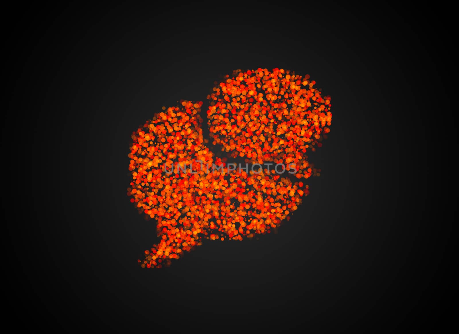 Red speech icon