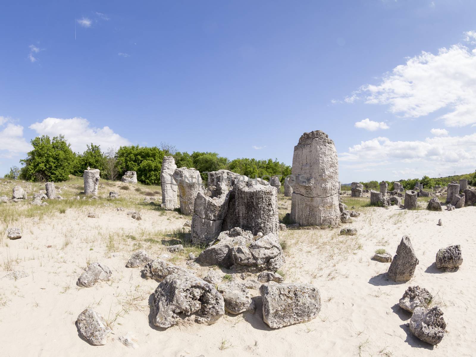 Pobiti Kamani (Standing Stones, Stone Forest) Unique Natural Rock Phenomenon, Varna, Bulgaria