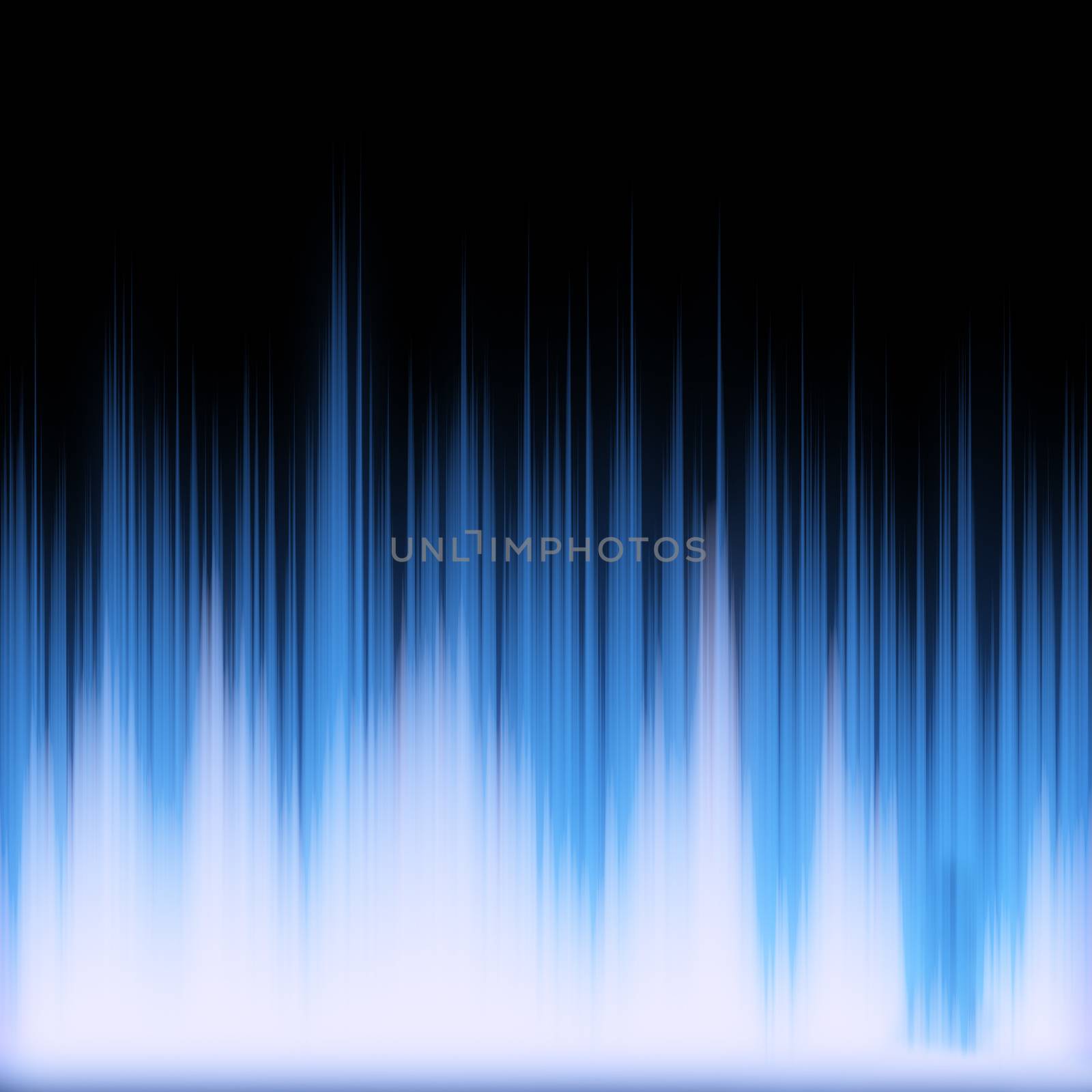 Blue Glowing Audio Waveform by graficallyminded
