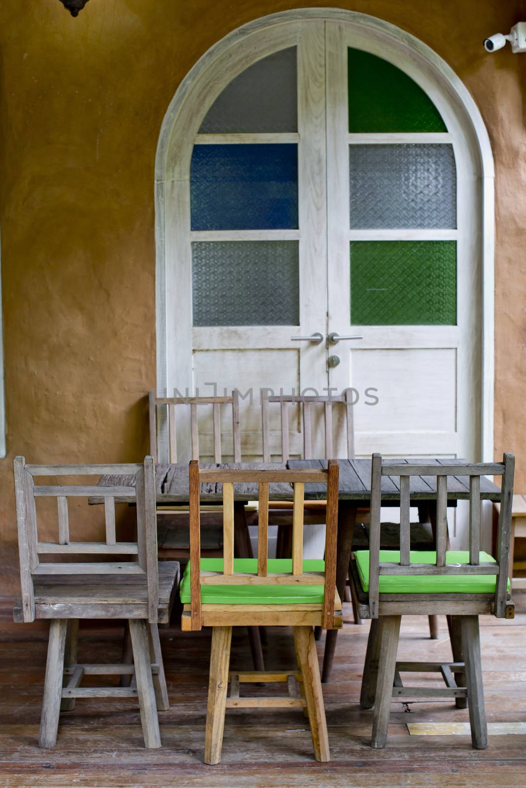 Colorful wooden chair by art9858