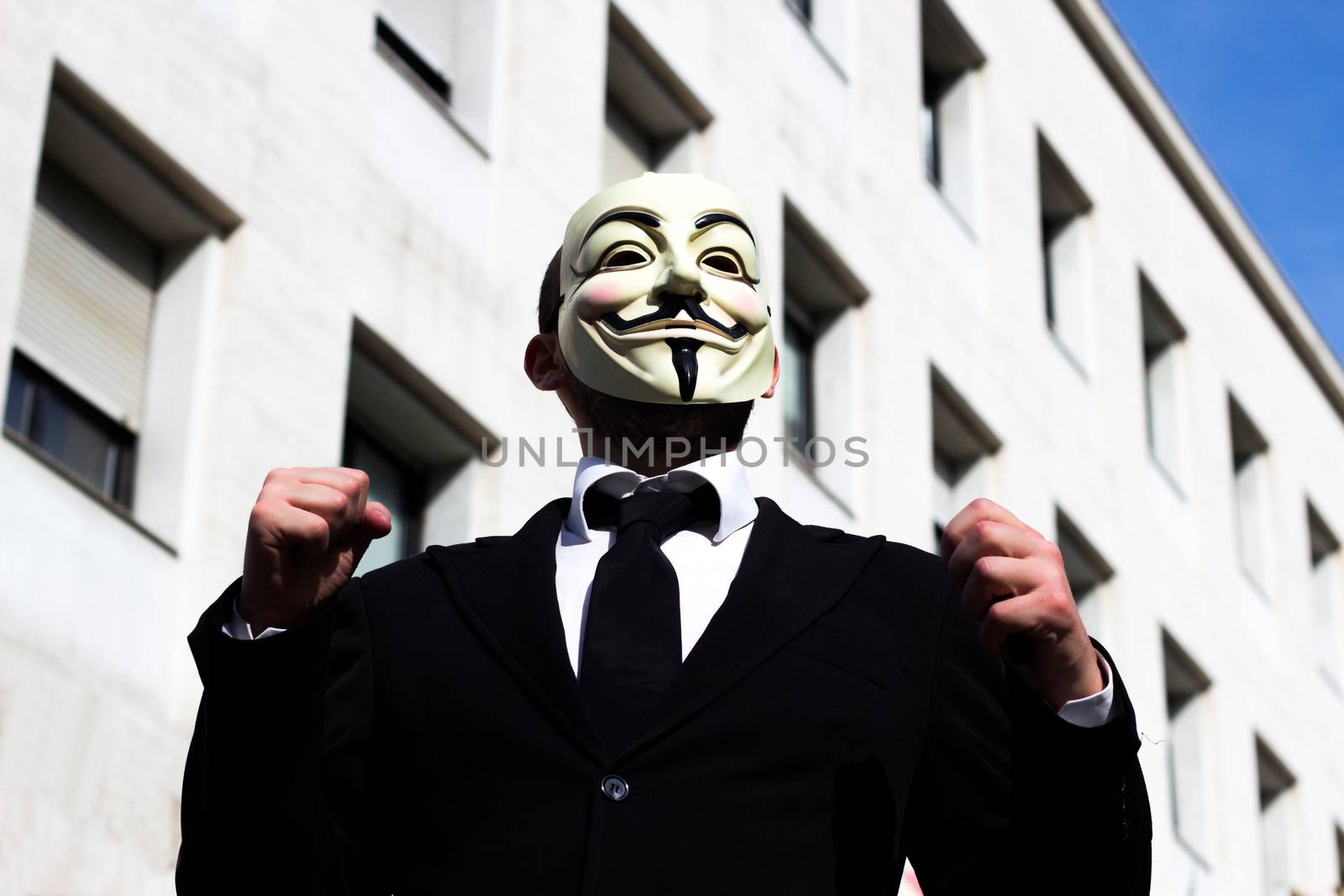 Anonymus business man by Carbonas