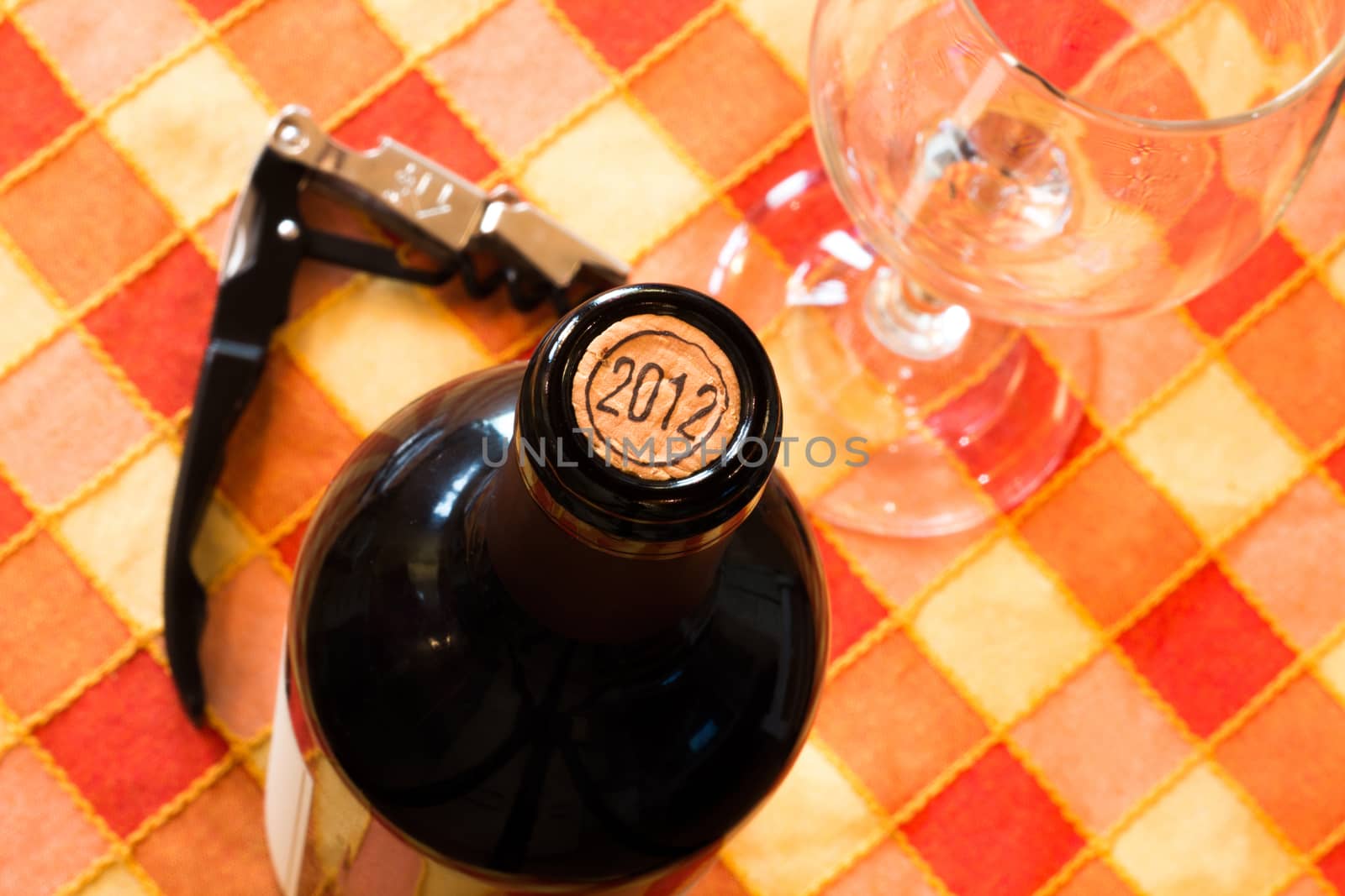 Bottle of wine in 2012 by Carbonas