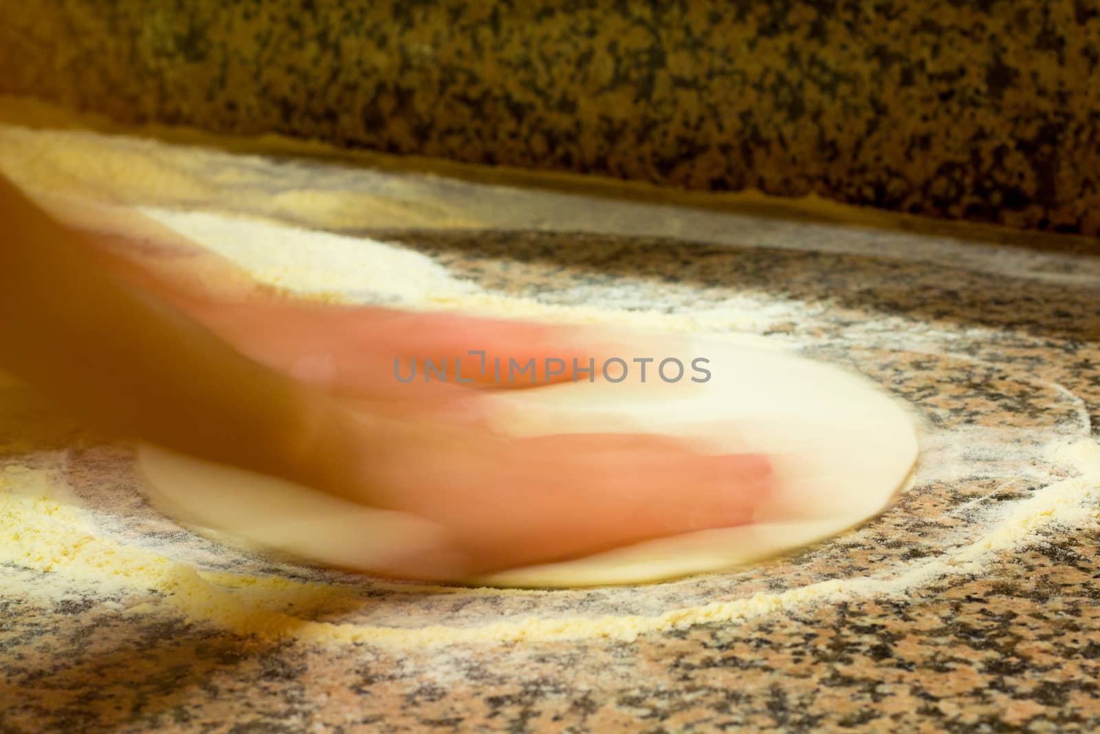 detail of preparing the italian food