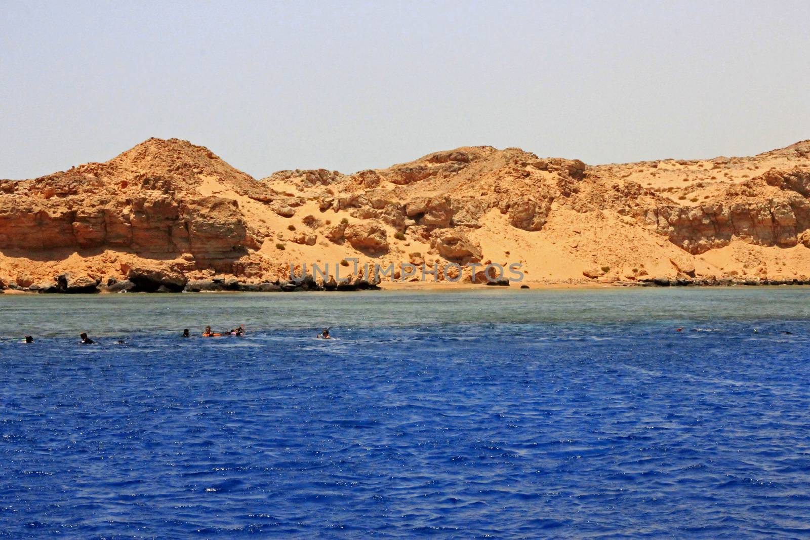 Red sea seashore on Ras Mohamed territory