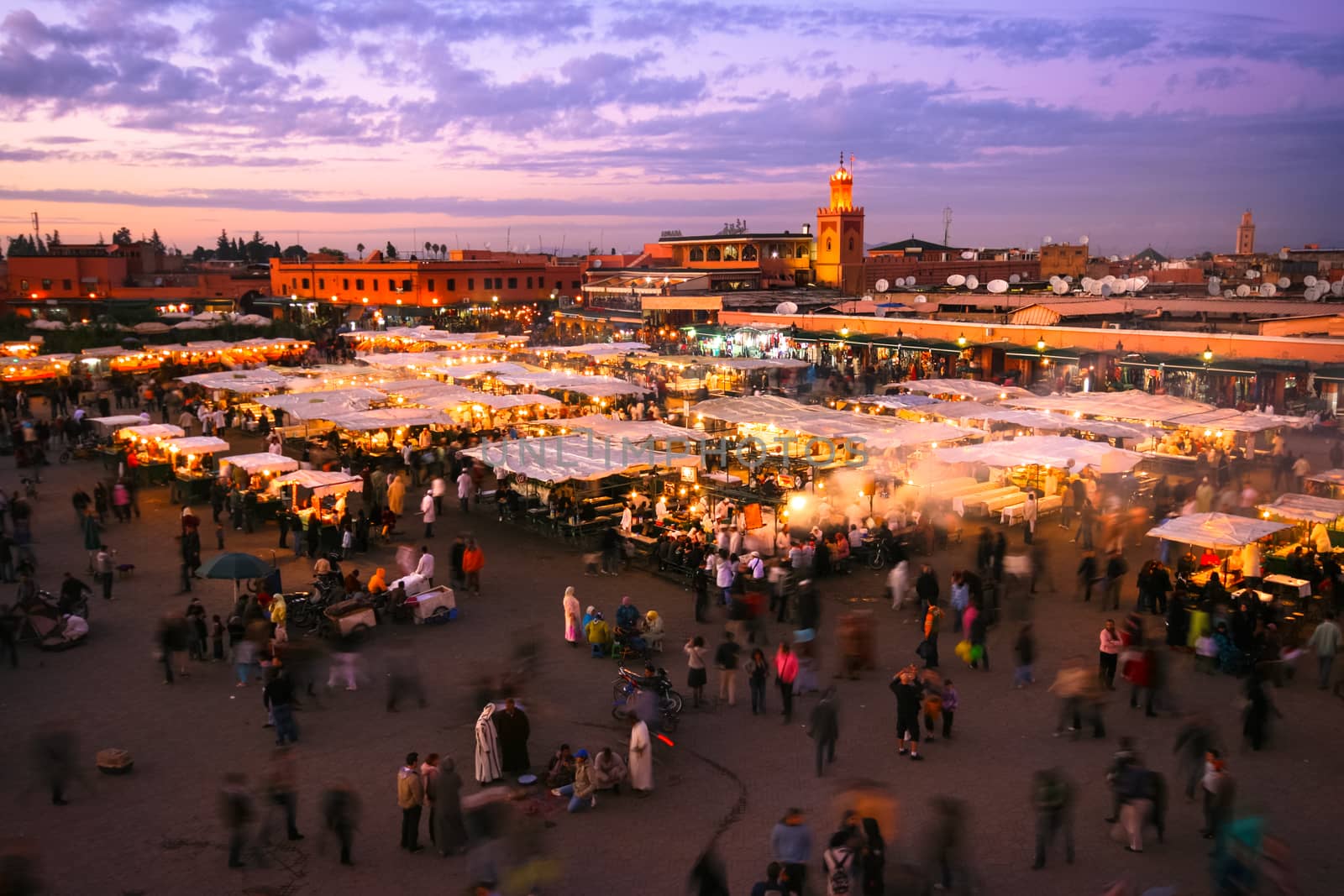 Jamaa el Fna also Jemaa el-Fnaa, Djema el-Fna or Djemaa el-Fnaa is a square and market place in Marrakesh, Morocco, Africa. UNESCO Masterpiece of the Oral and Intangible Heritage of Humanity.