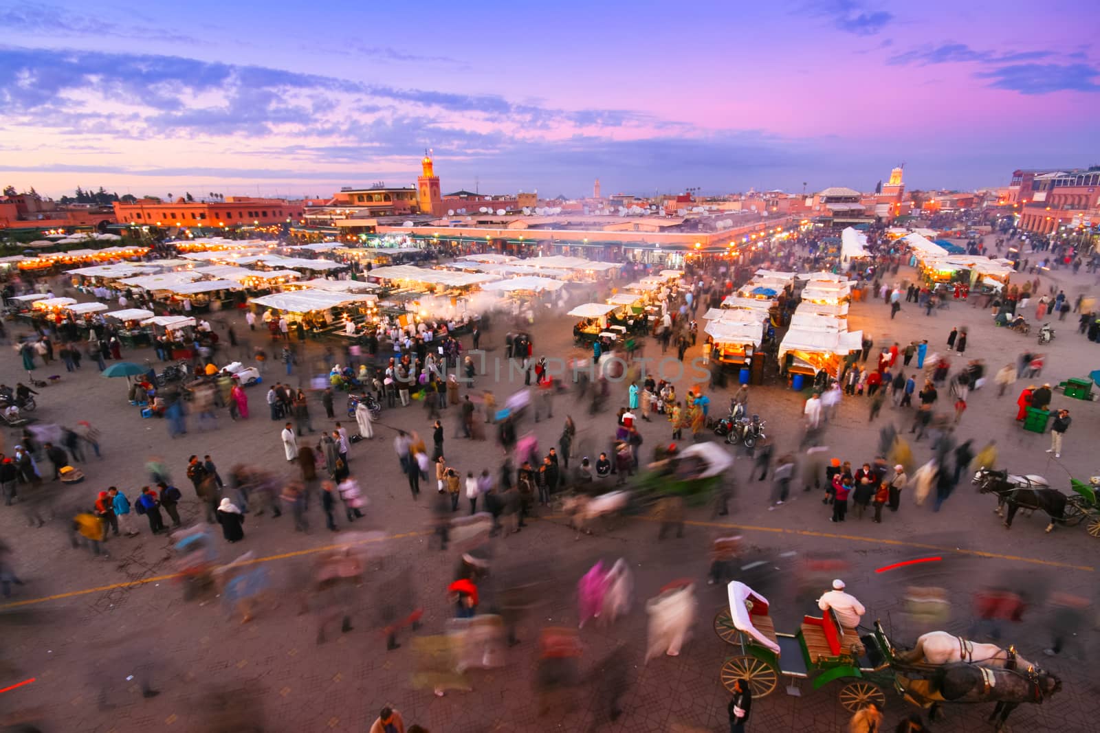 Jamaa el Fna also Jemaa el-Fnaa, Djema el-Fna or Djemaa el-Fnaa is a square and market place in Marrakesh, Morocco, Africa. UNESCO Masterpiece of the Oral and Intangible Heritage of Humanity.