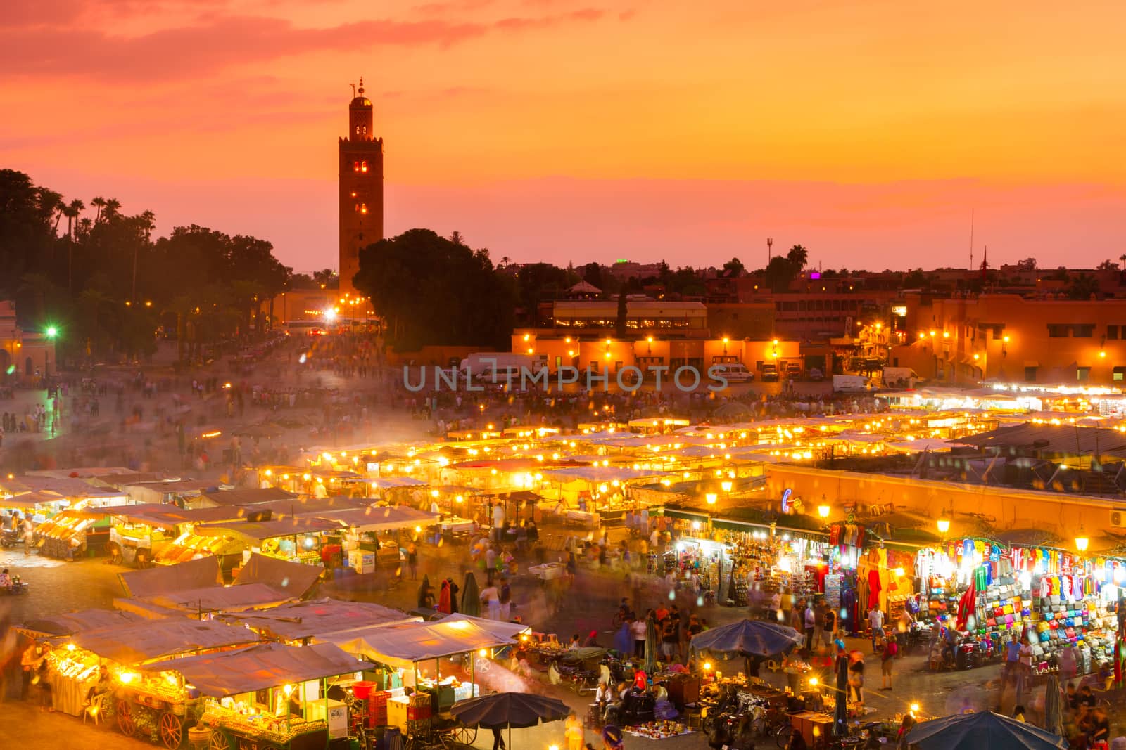 Jamaa el Fna also Jemaa el-Fnaa, Djema el-Fna or Djemaa el-Fnaa is a square and market place in Marrakesh, Morocco, Africa. UNESCO Masterpiece of the Oral and Intangible Heritage of Humanity.