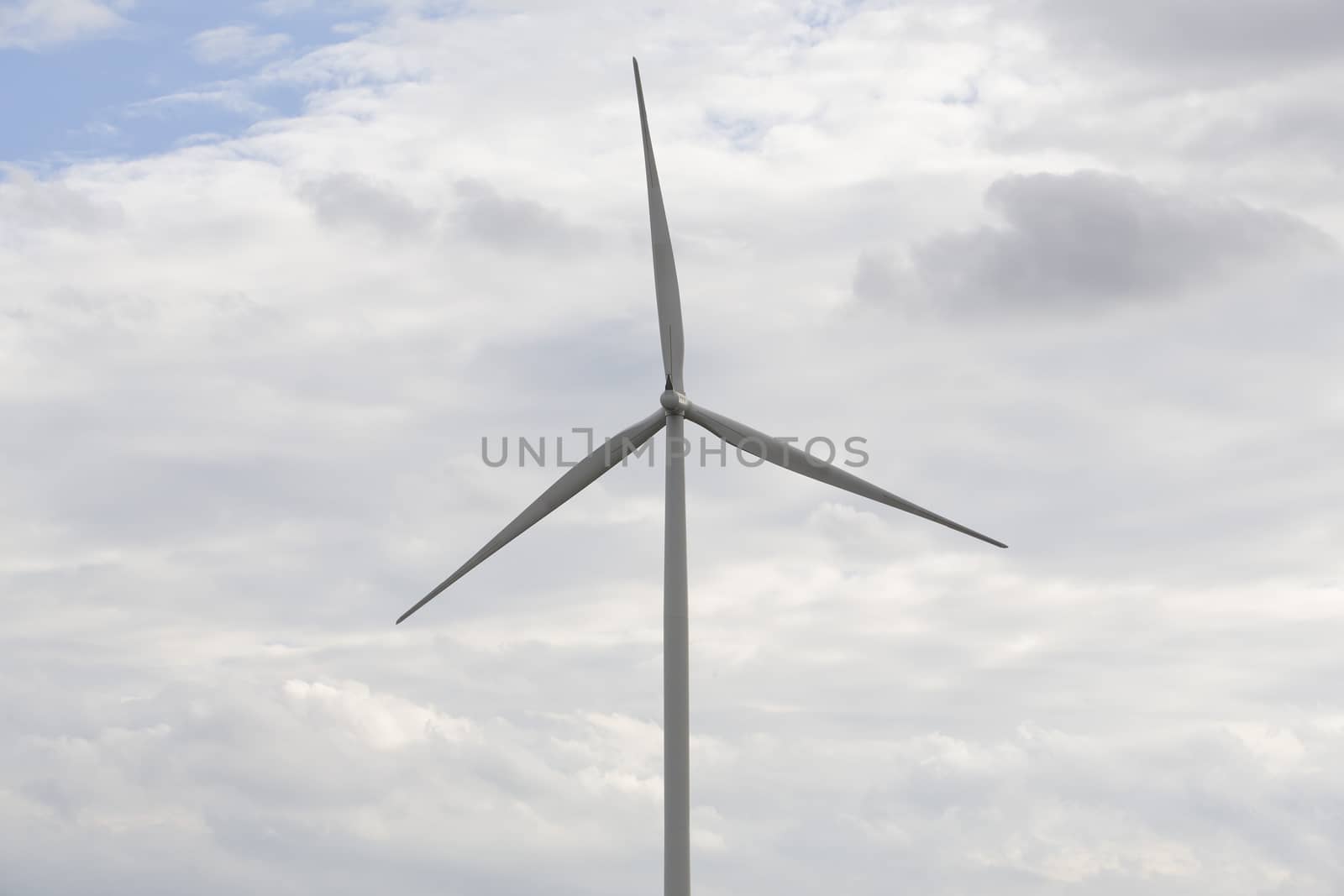 Wind turbines, pure energy,windmills in the fields in Thailand