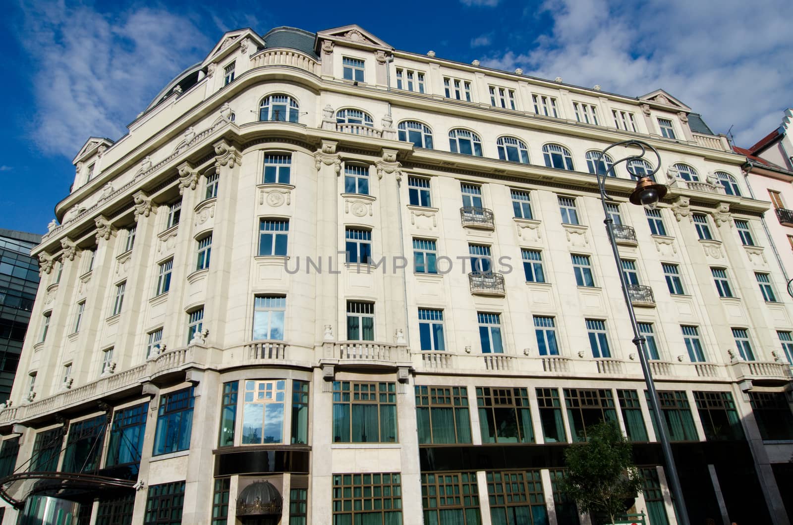 historical architecture in Budapest, Hungary