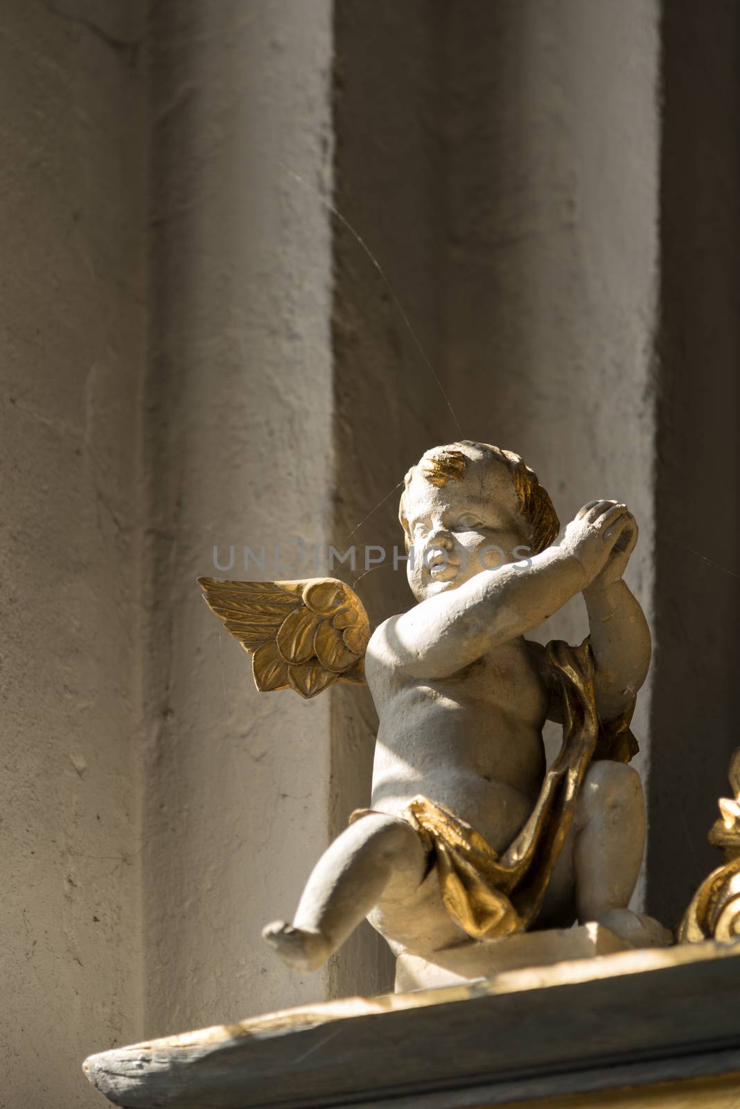 Image of Angel statue in a church in northern Germany