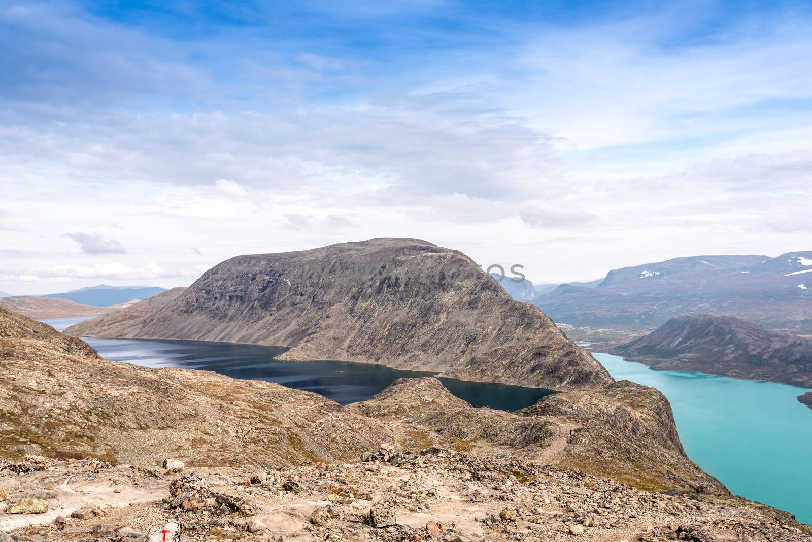 Mountain lakes in Norway by Nanisimova