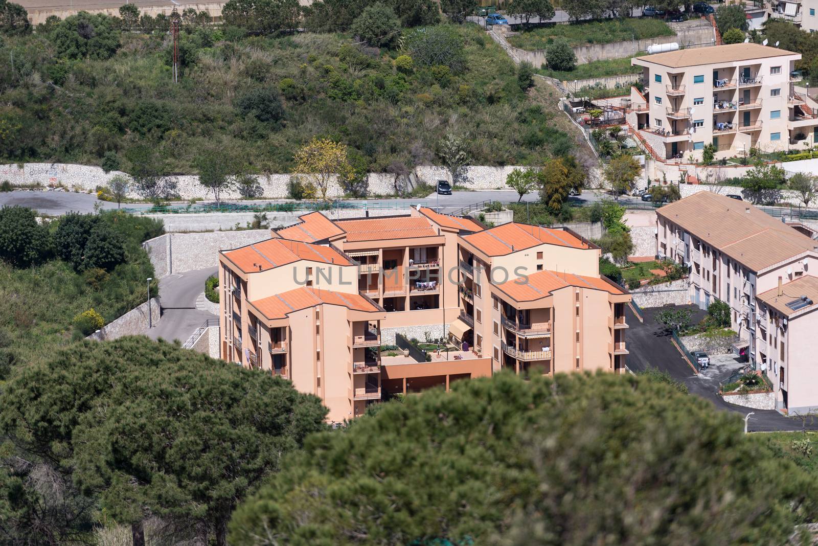 Modern house at Sicily, Italy