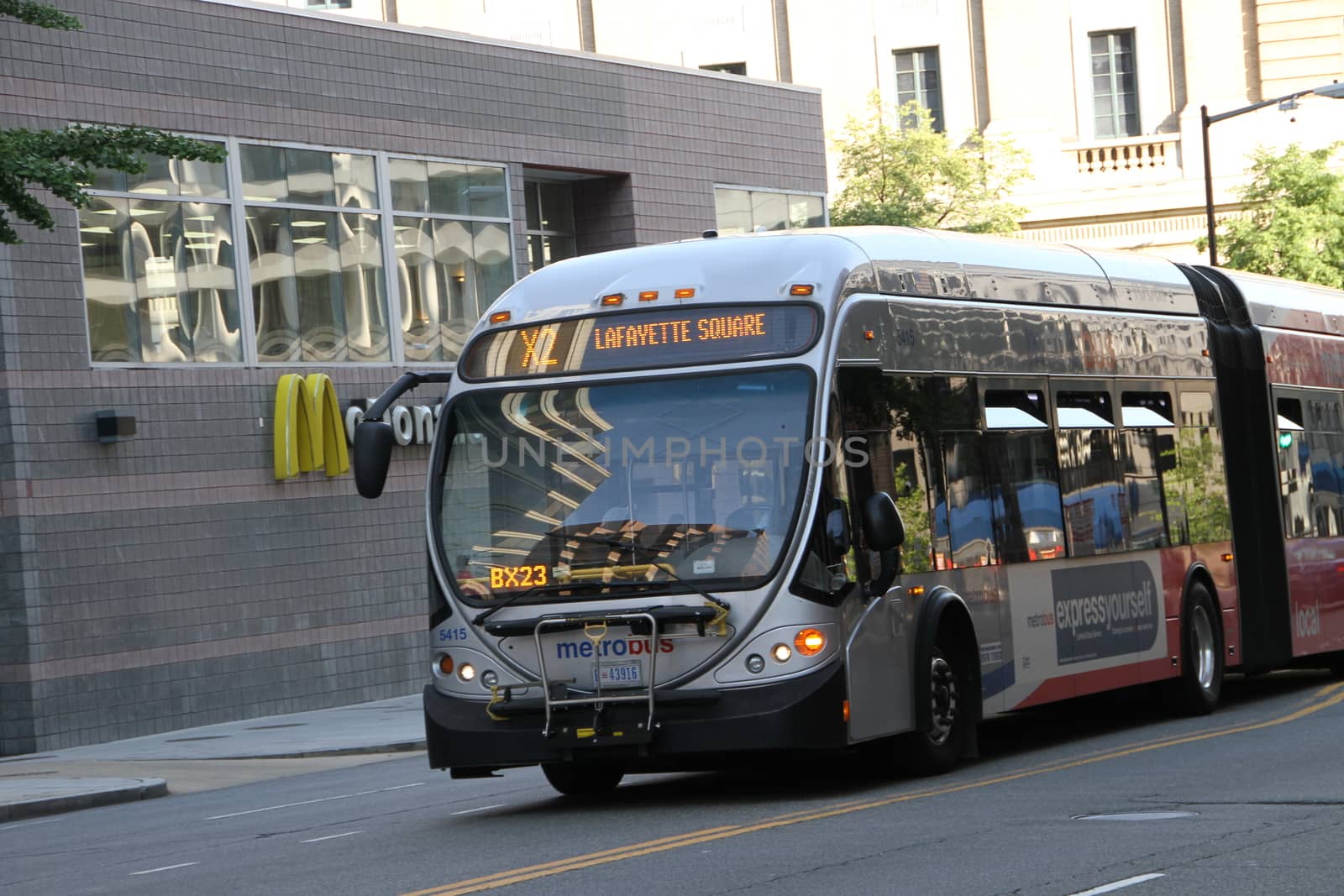 Washington DC, USA - may 18, 2012. City bus in Washington