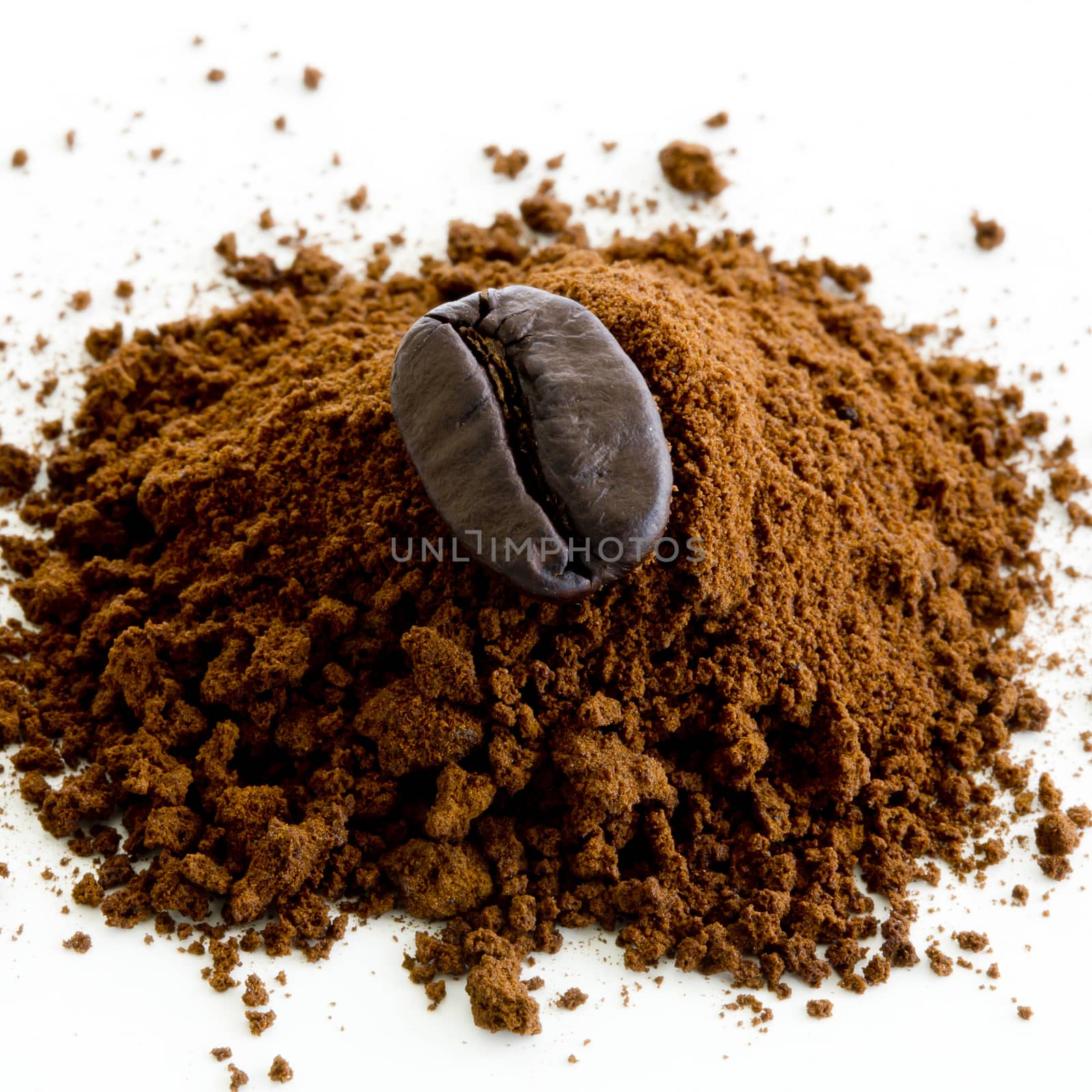 coffee beans isolated on white background by art9858