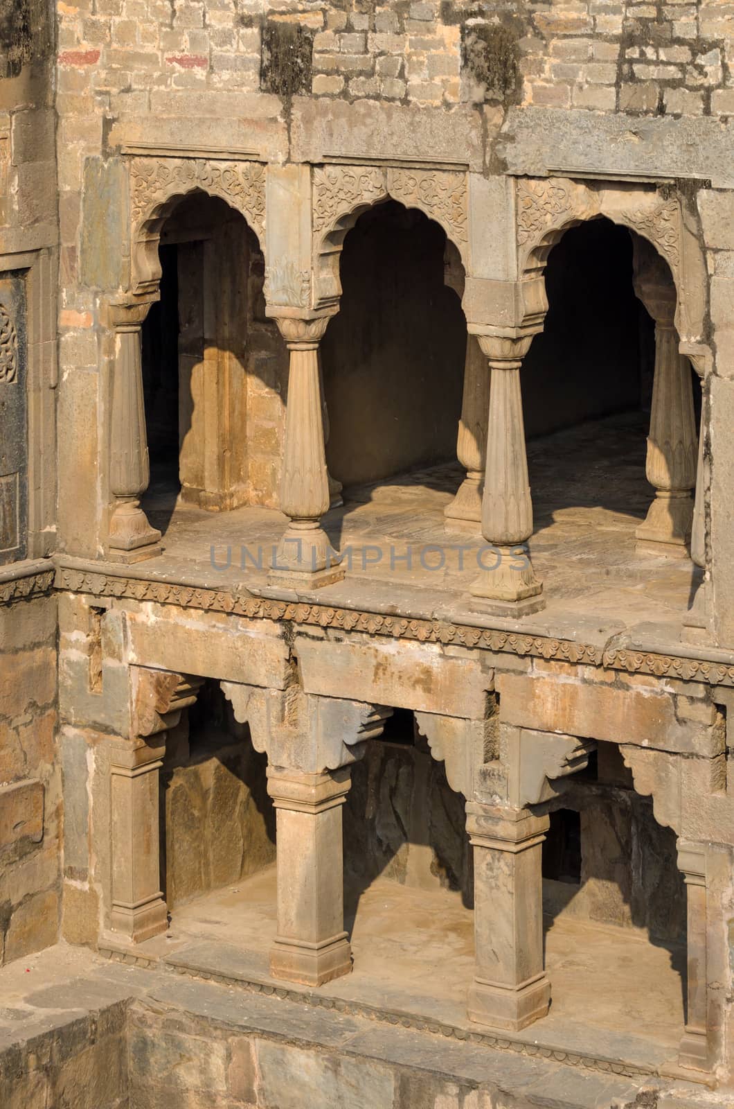 Chand Baori Stepwell in Jaipur by siraanamwong