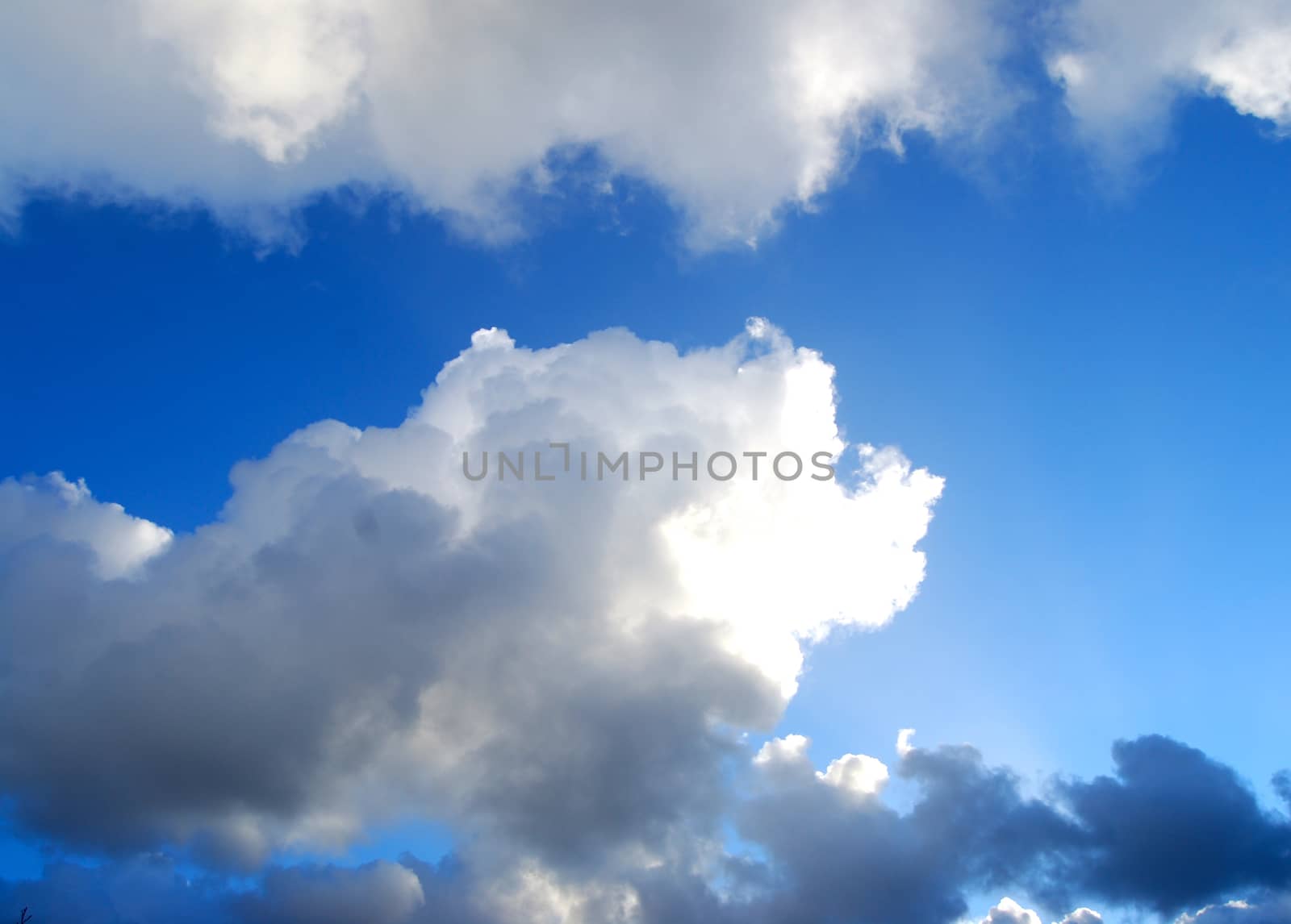 Blue sky and clouds