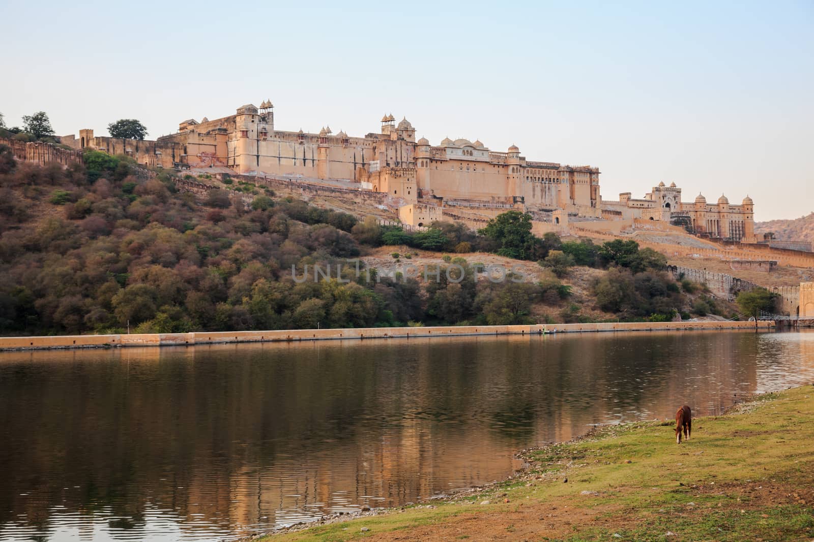 Ancient Amer Fort in Jaipur, Rajasthan, India