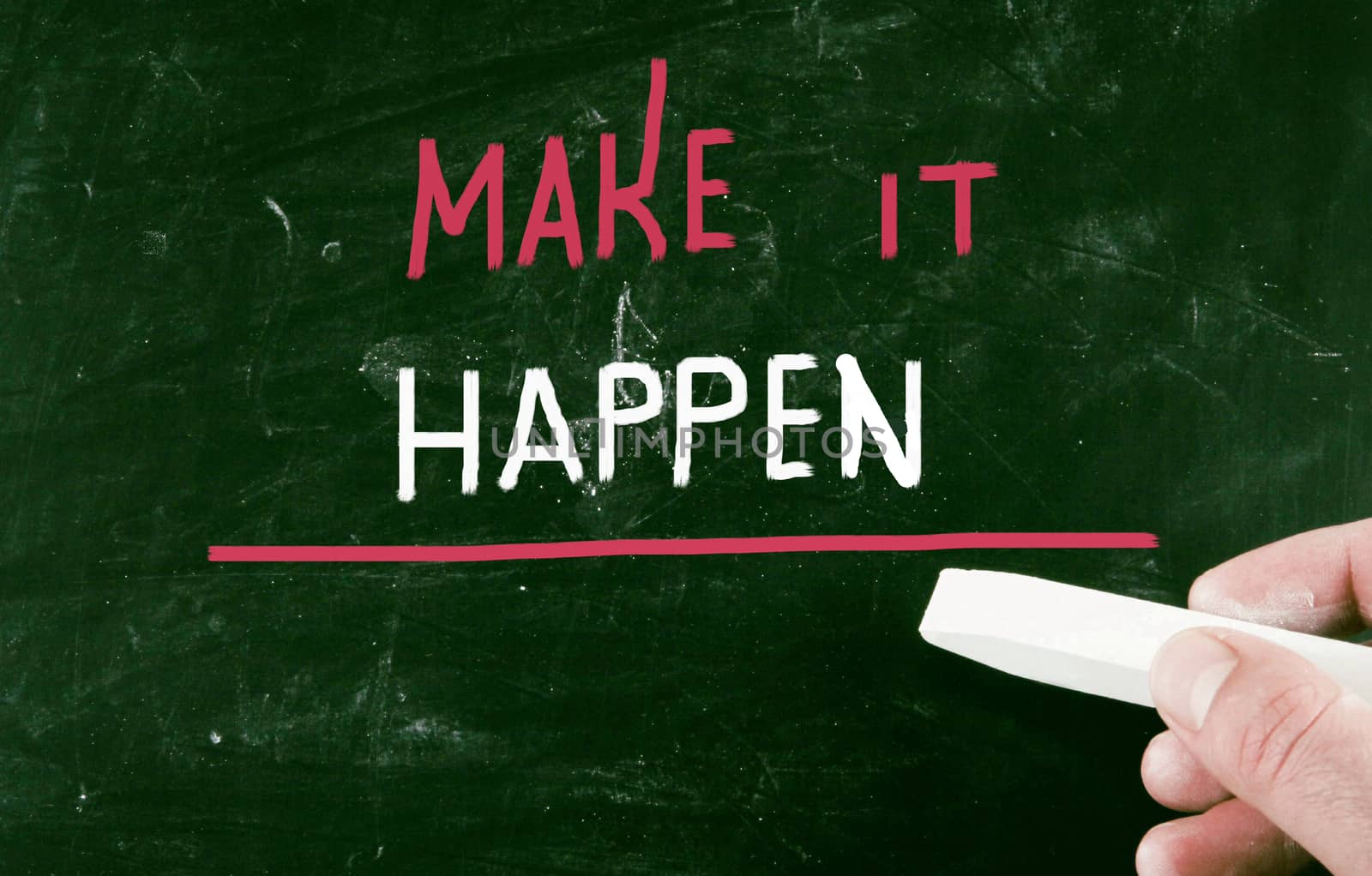 make it happen concept