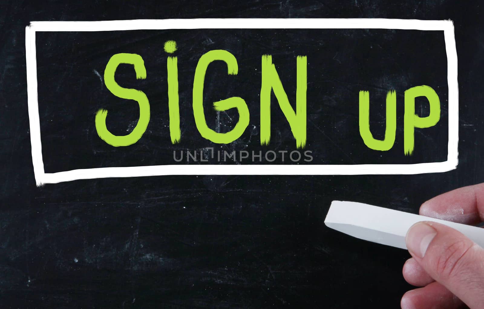 sign up concept by nenov