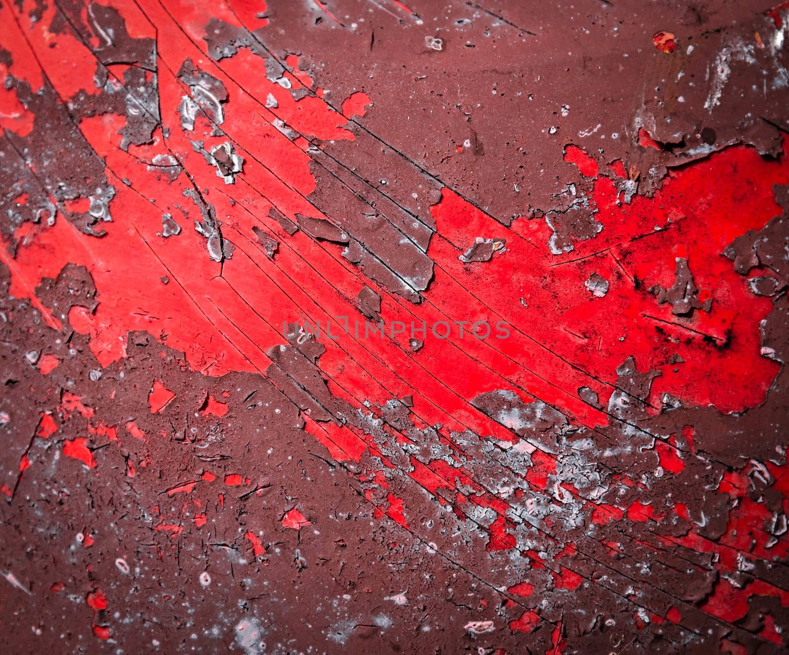 abstract background or texture Red damaged peeled paint