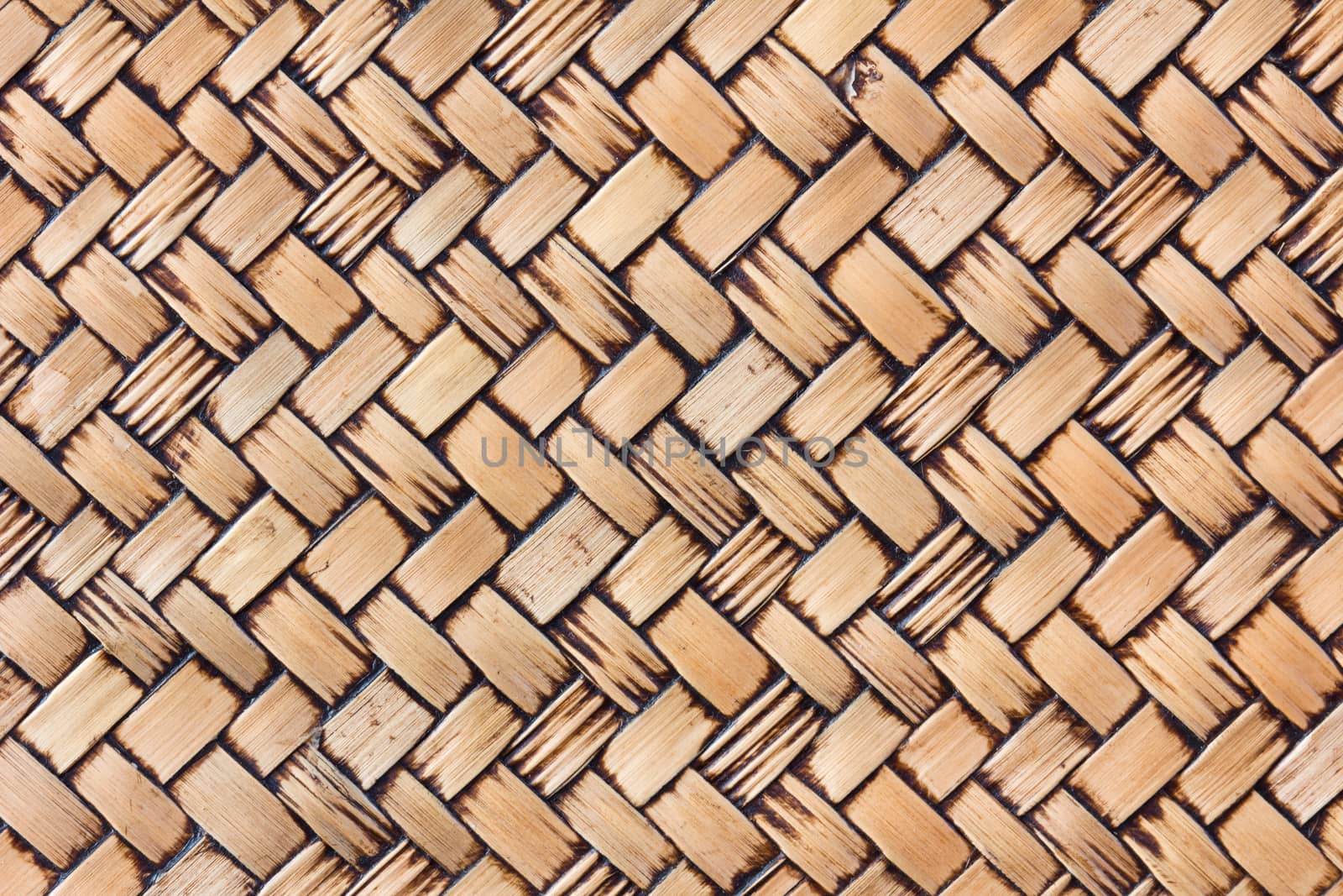 old handcraft weave texture natural wicker