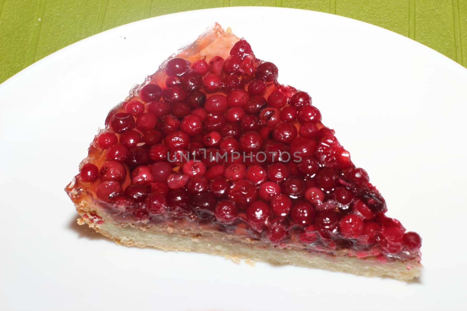 Piece of cake with cranberries  by Metanna