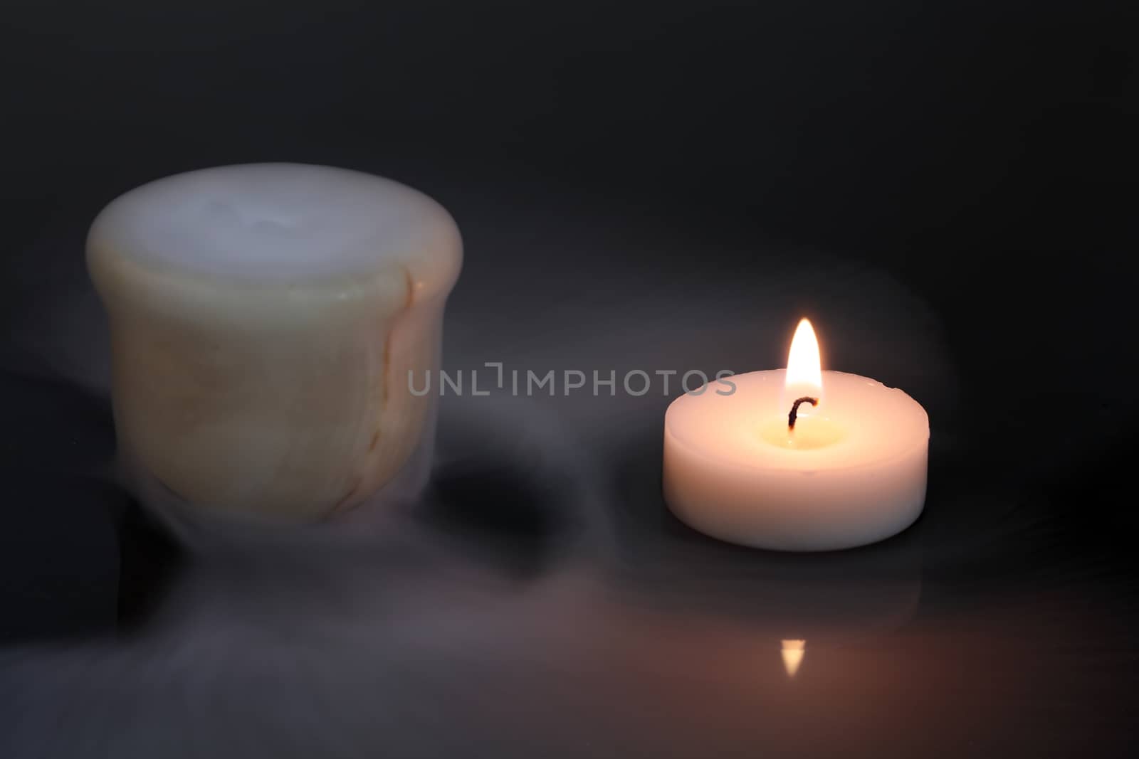 Candle in the mist by CWeiss