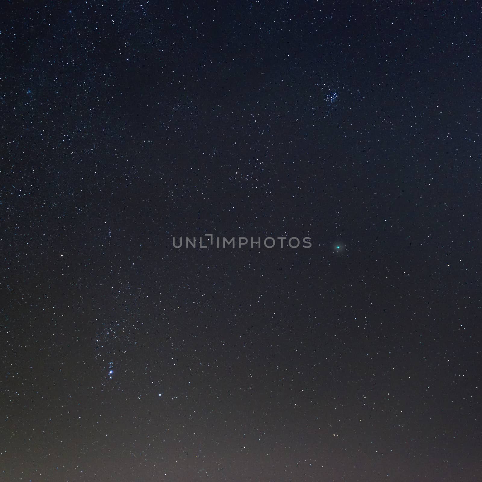 Comet C/2014 Q2 Lovejoy in the deep sky over Varese